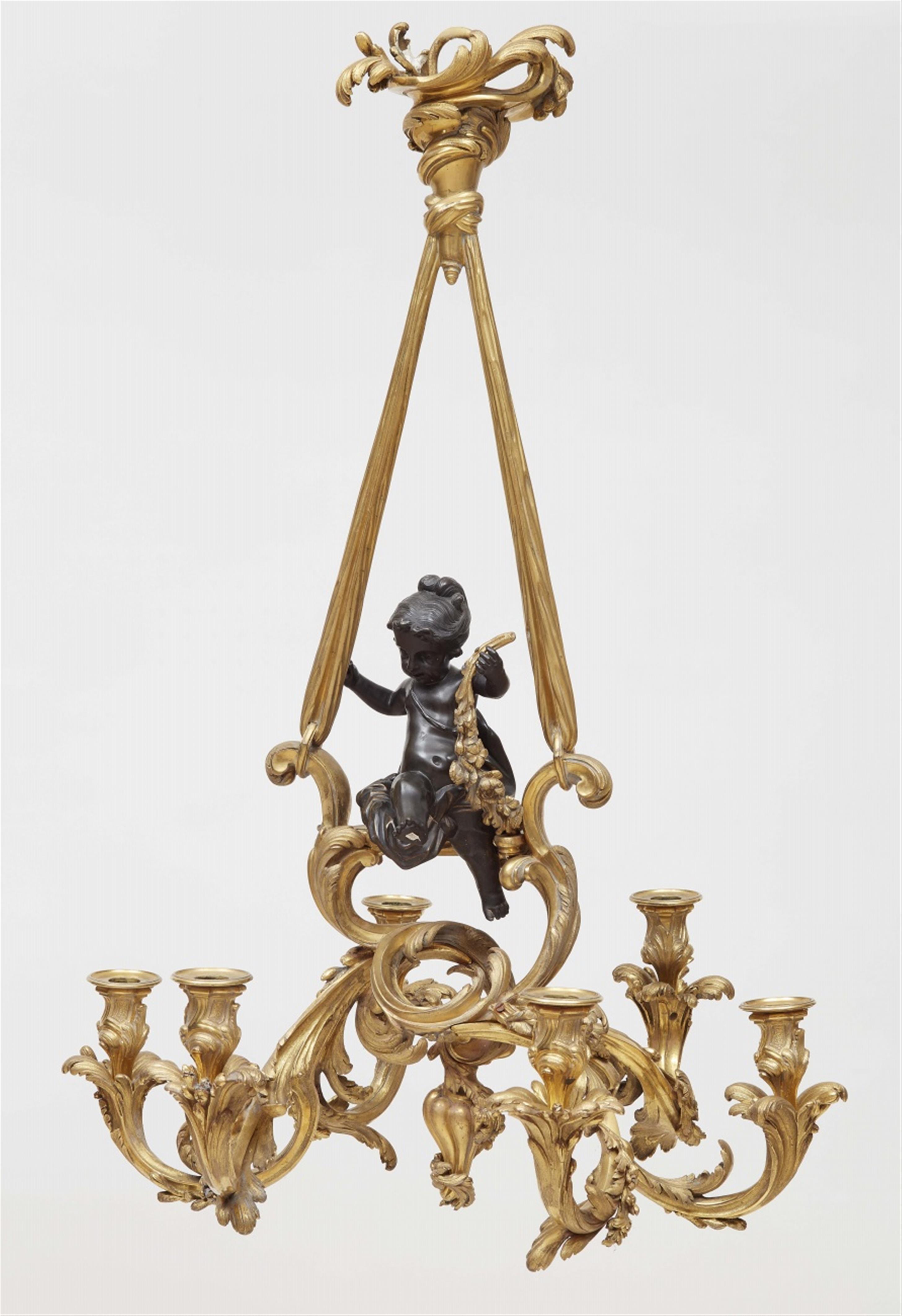 A French Louis XV ormolu candelabra - image-1