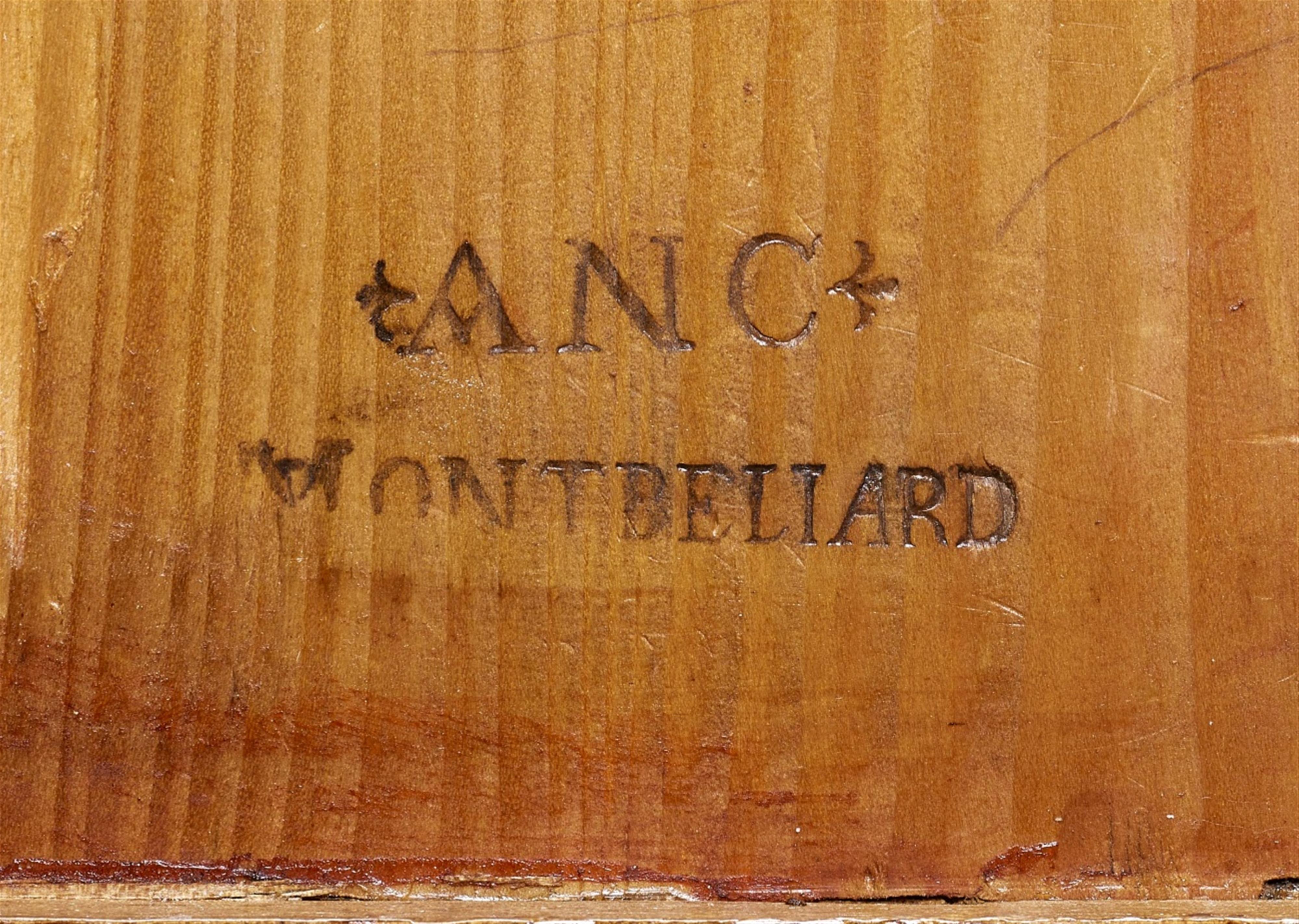 A Montbéliard marquetry bureau with the stamp of Abraham-Nicolas Couleru - image-3