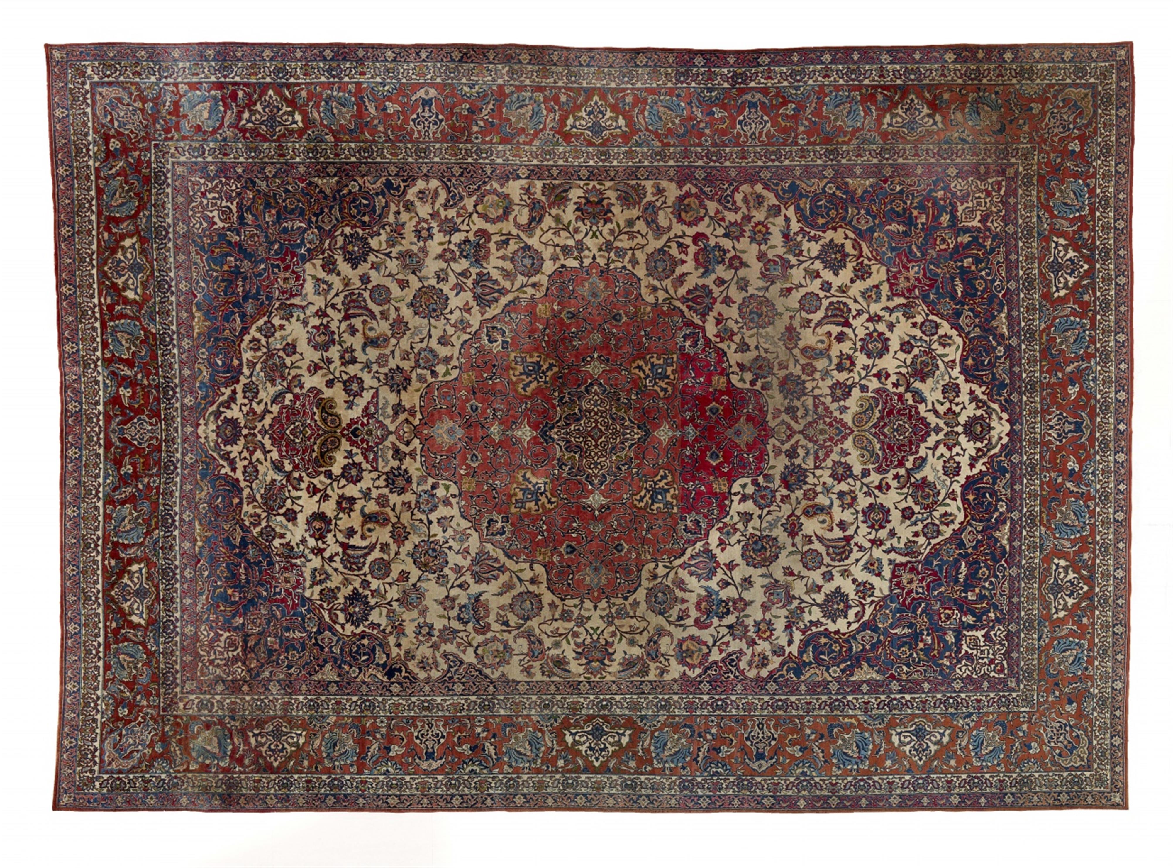 A Kerman Lavar Iranian rug - image-1