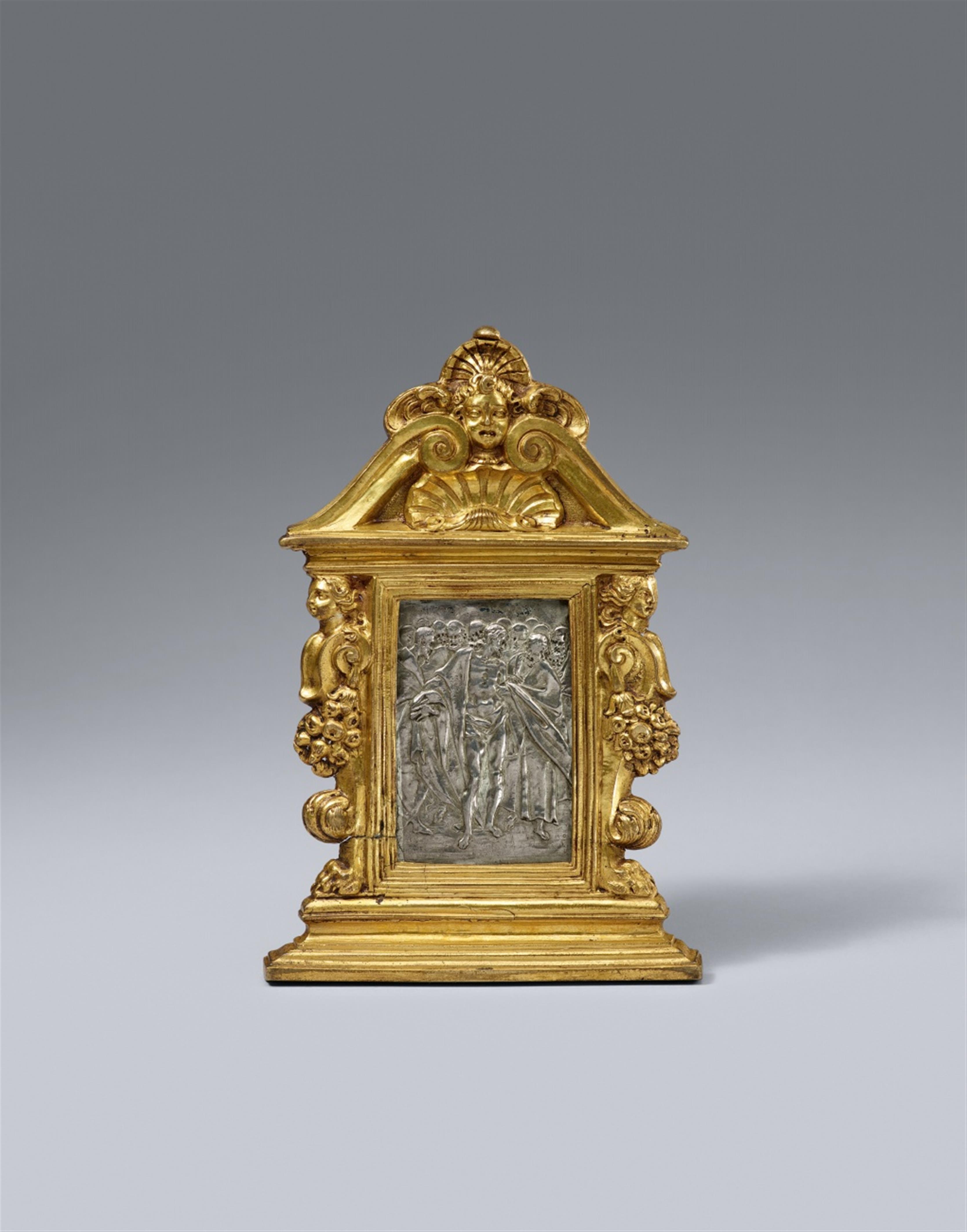 Antonio Gentili, attributed to - A silver pax with the Incredulty of Saint Thomas, attributed to Antonio Gentili - image-1