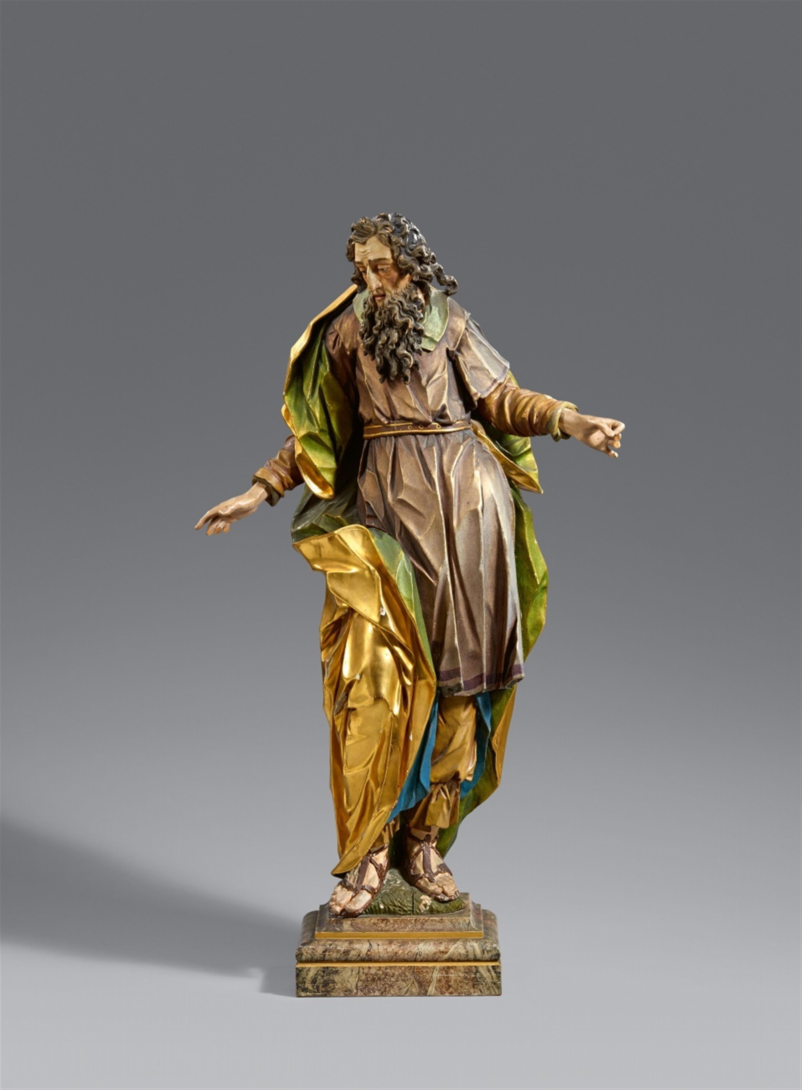 Michael Zürn the Elder, attributed to - A carved wooden figure of Saint Joachim attributed to Michael Zürn the Elder - image-1