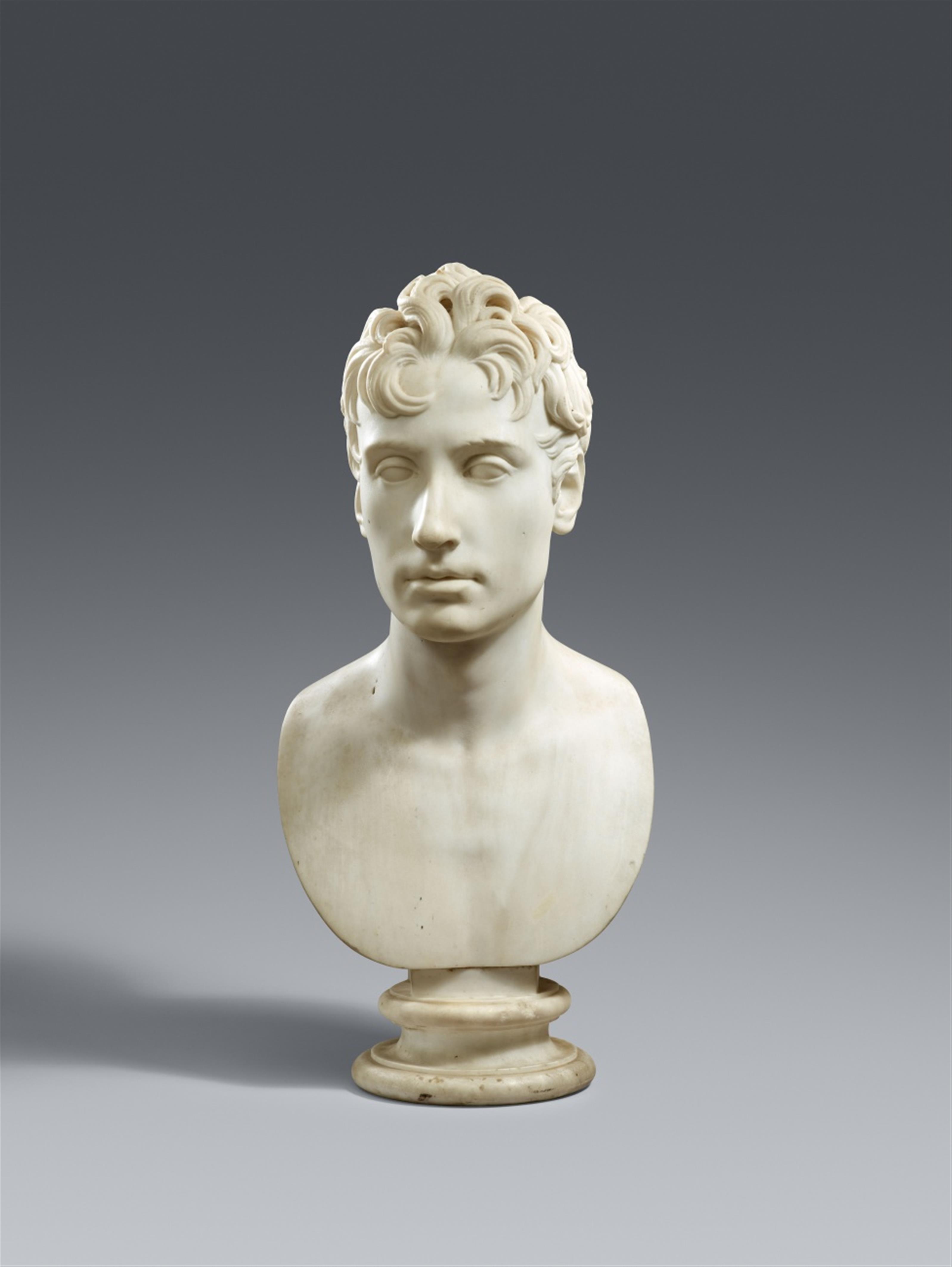 Carlo Albacini the Younger - Marble bust of a Youth by Carlo Albacini the Younger. - image-1