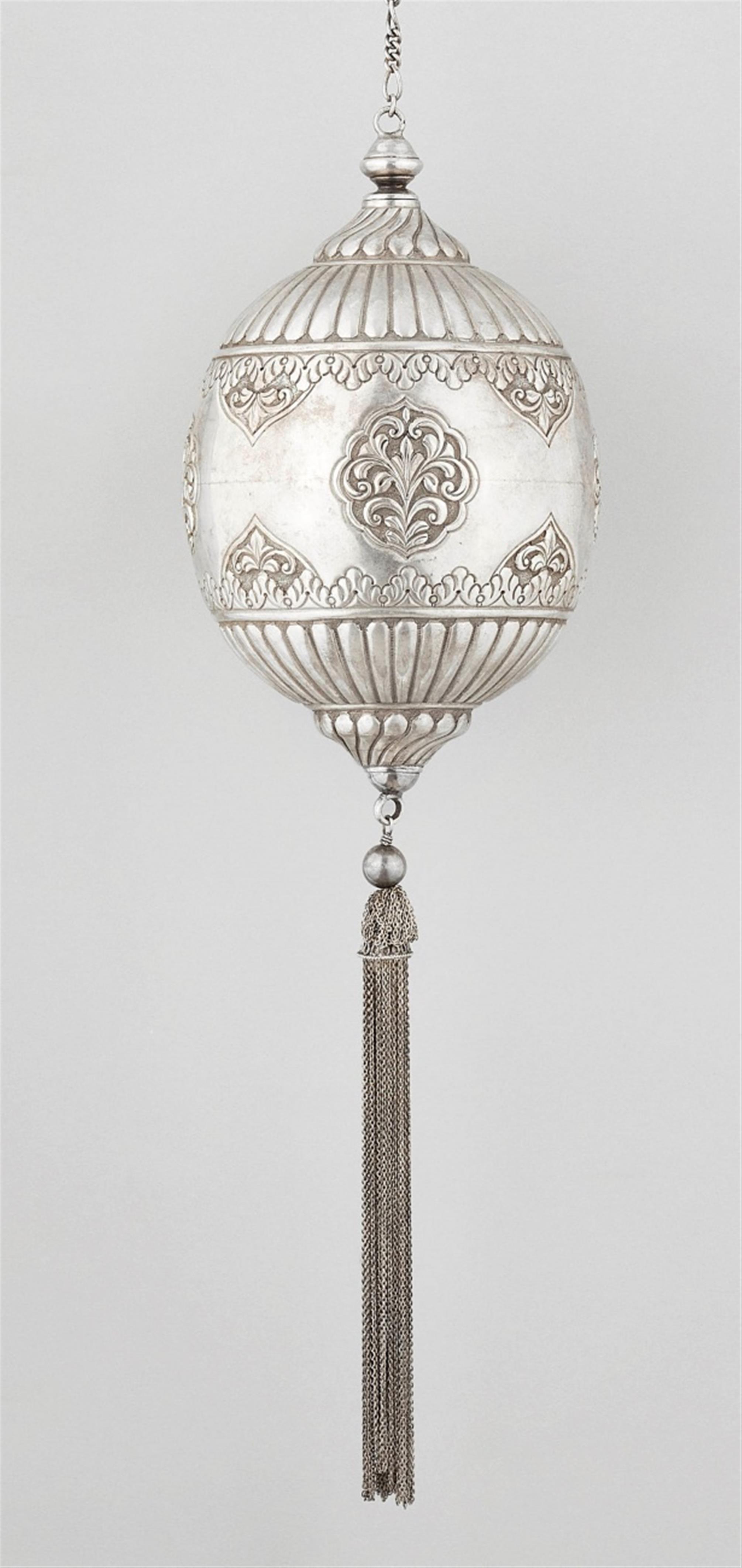 An Ottoman silver hanging ornament. Mid 19th century - image-1