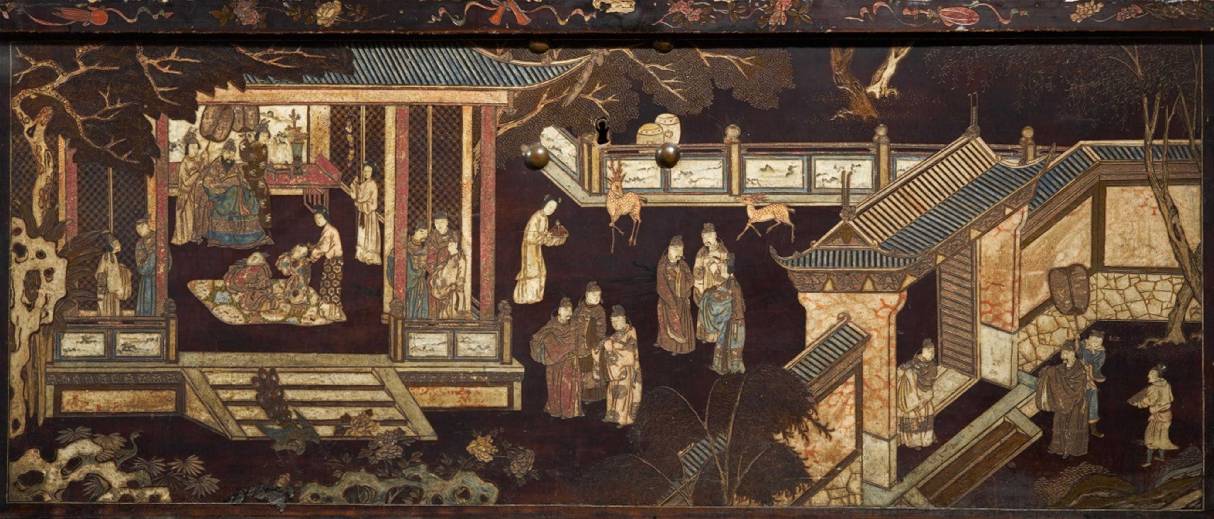 A very large Coromandel lacquer coffer. Kangxi period (1661 - 1722) - image-3