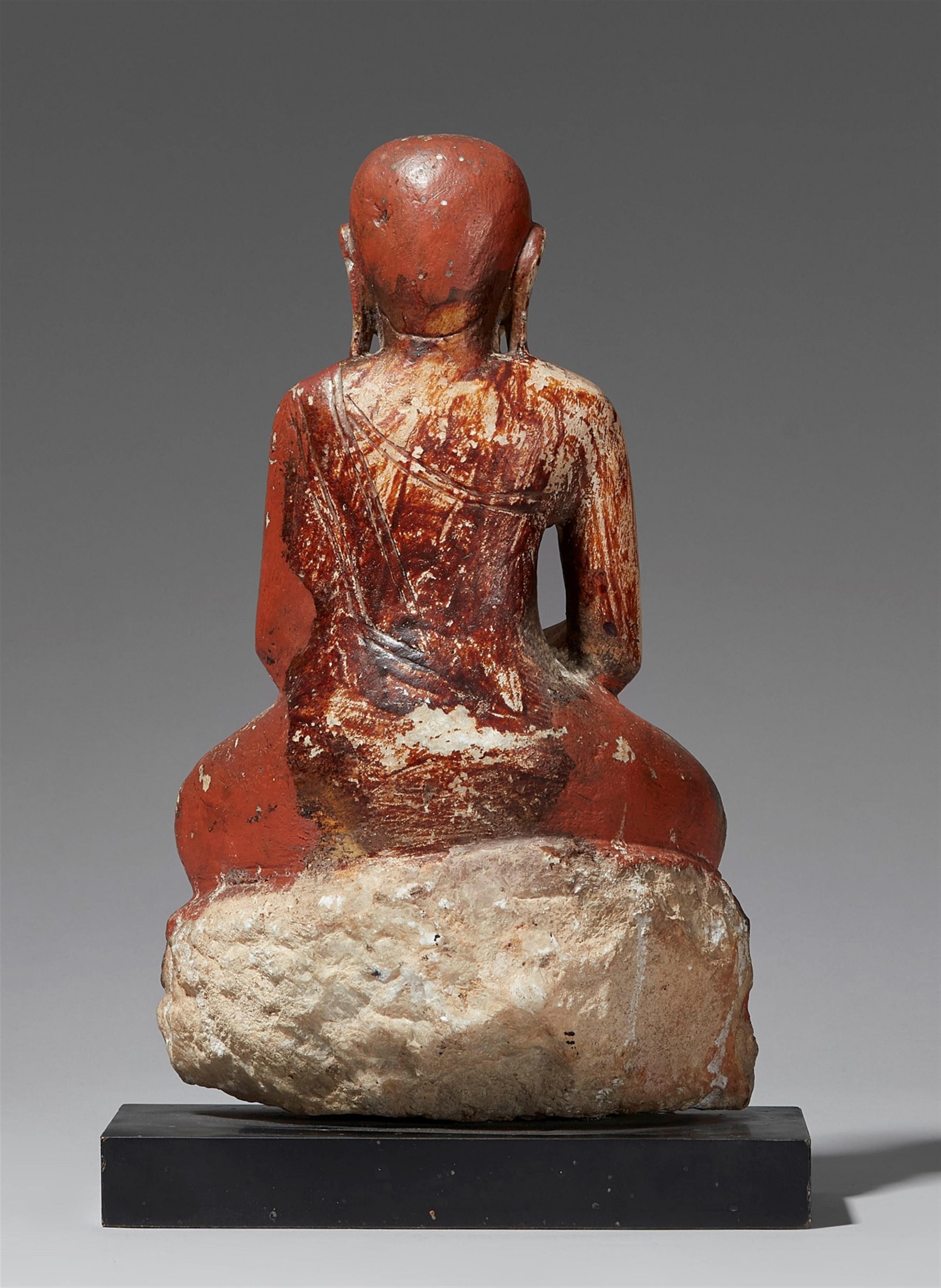 A Shan alabaster Buddha Shakyamuni. Burma. 19th century - image-2