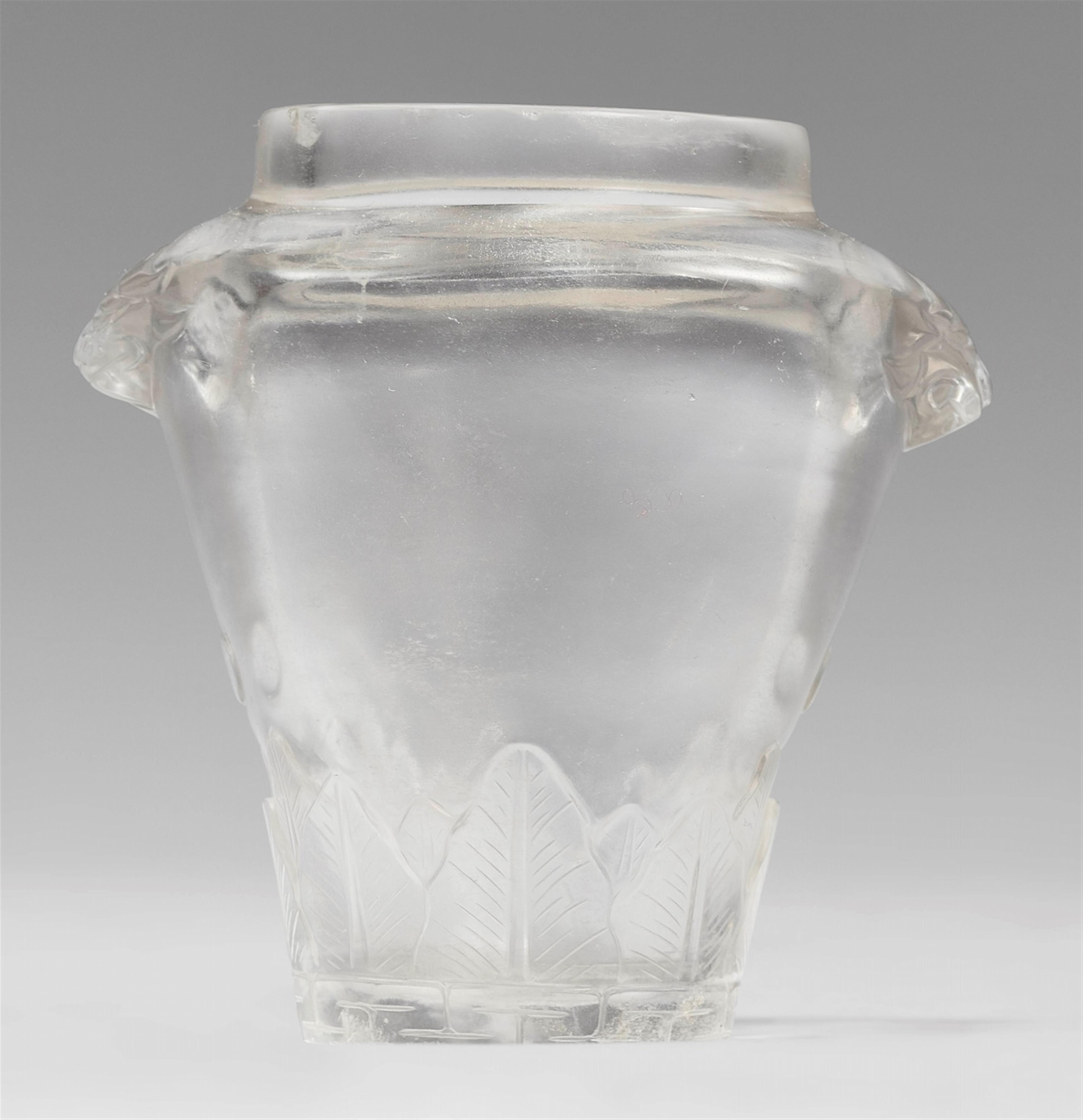 A rock crystal vase. 19th century - image-1