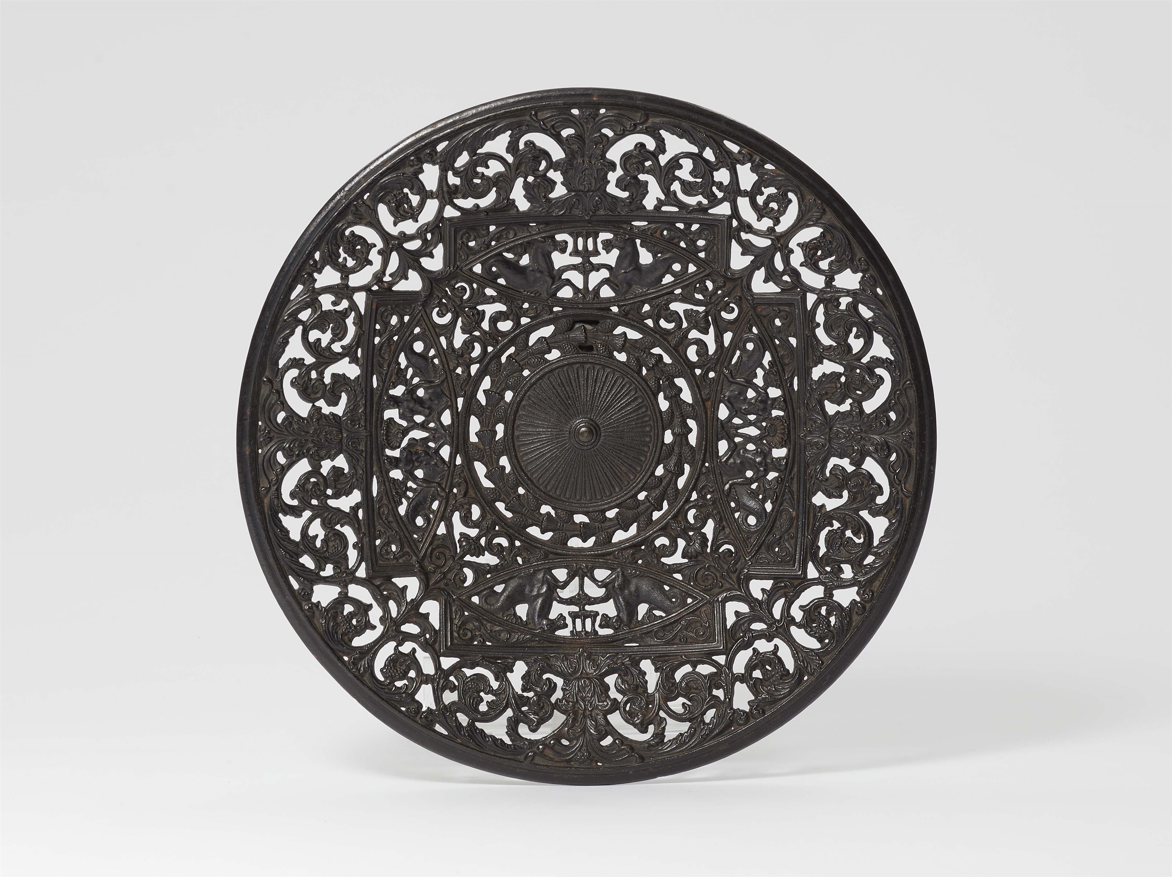 A cast iron "Schinkel plate" - image-1