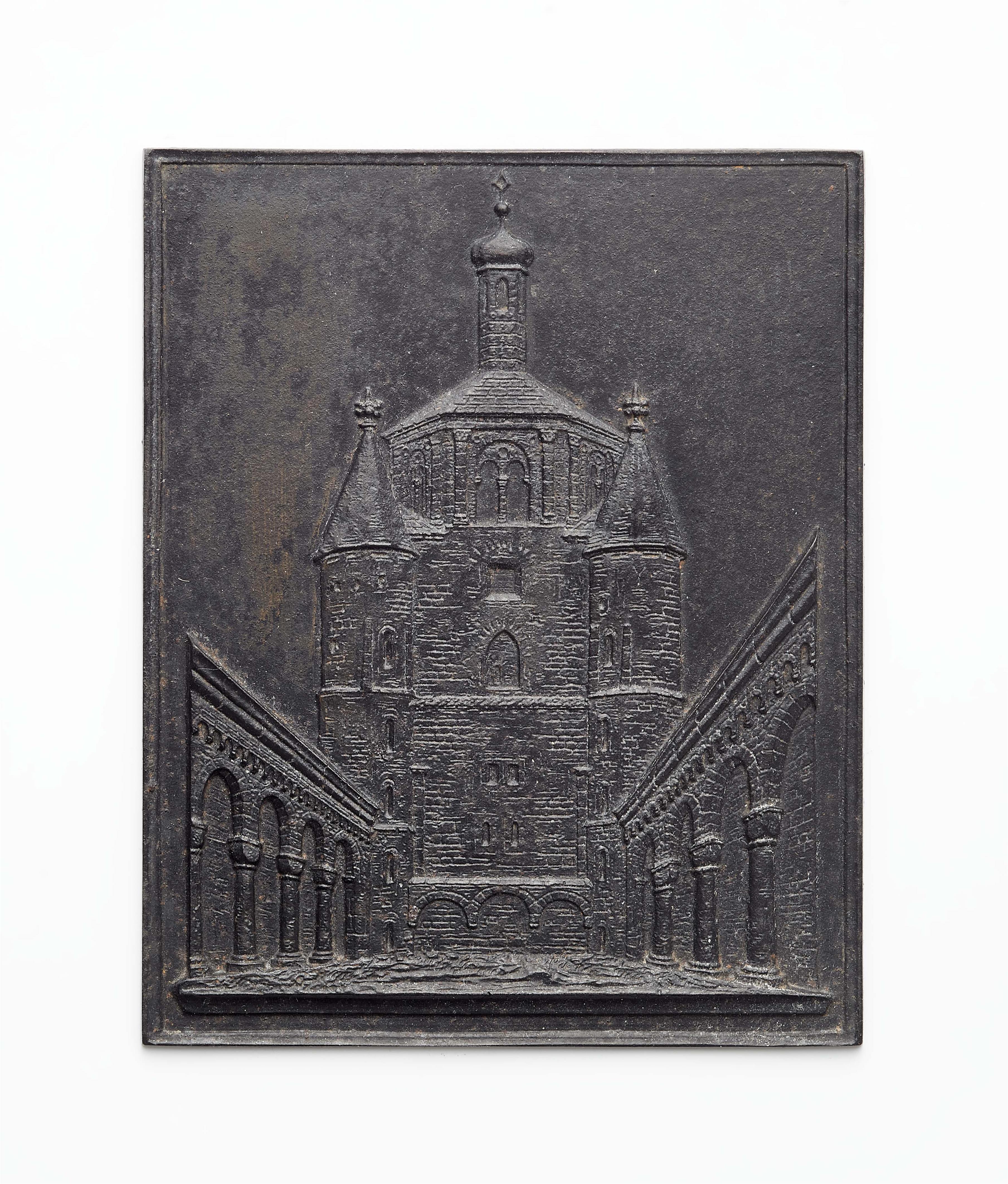 A cast iron New Year's plaque 1852 - image-1