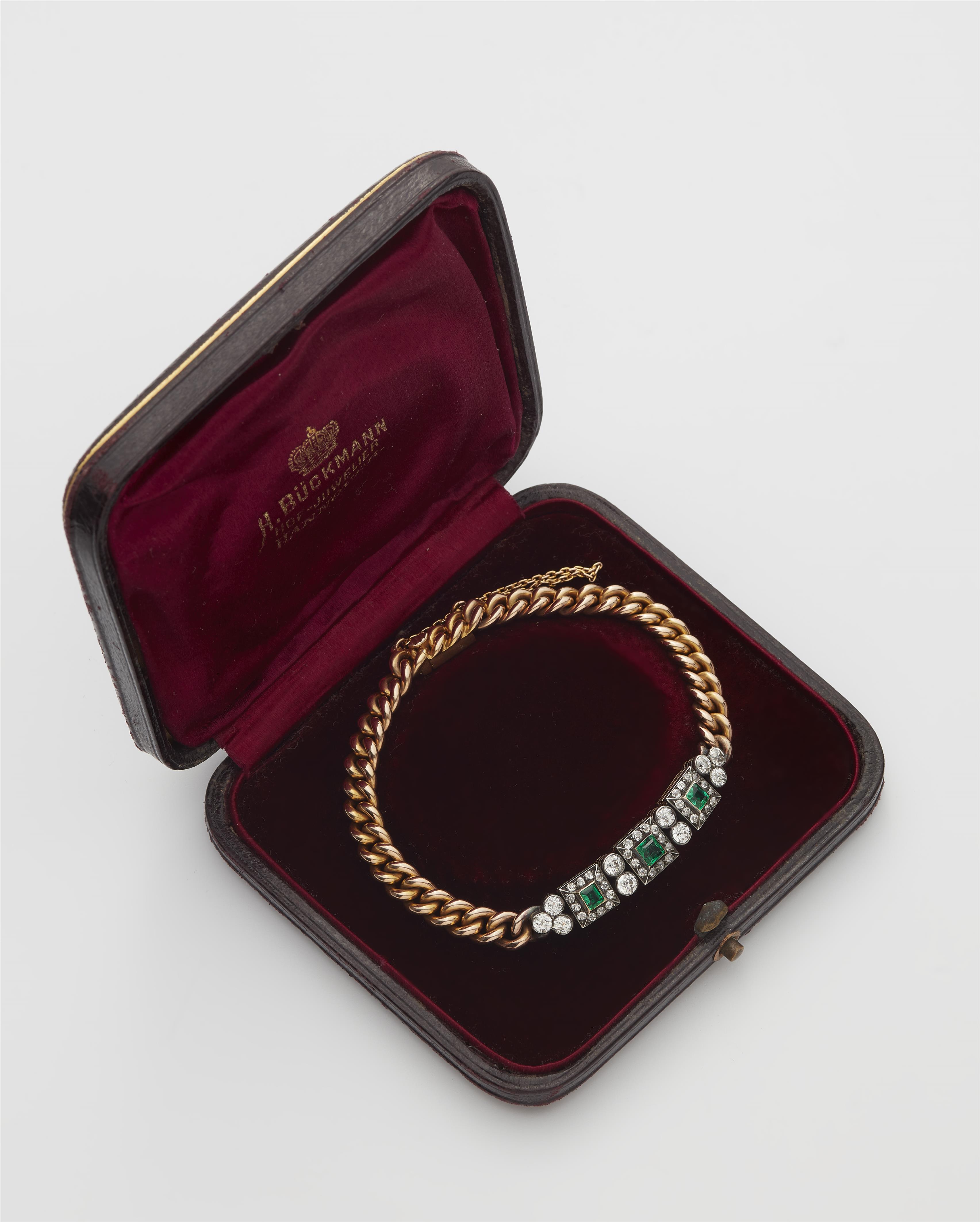 Belle Époque-Armband mit Smaragden - image-1