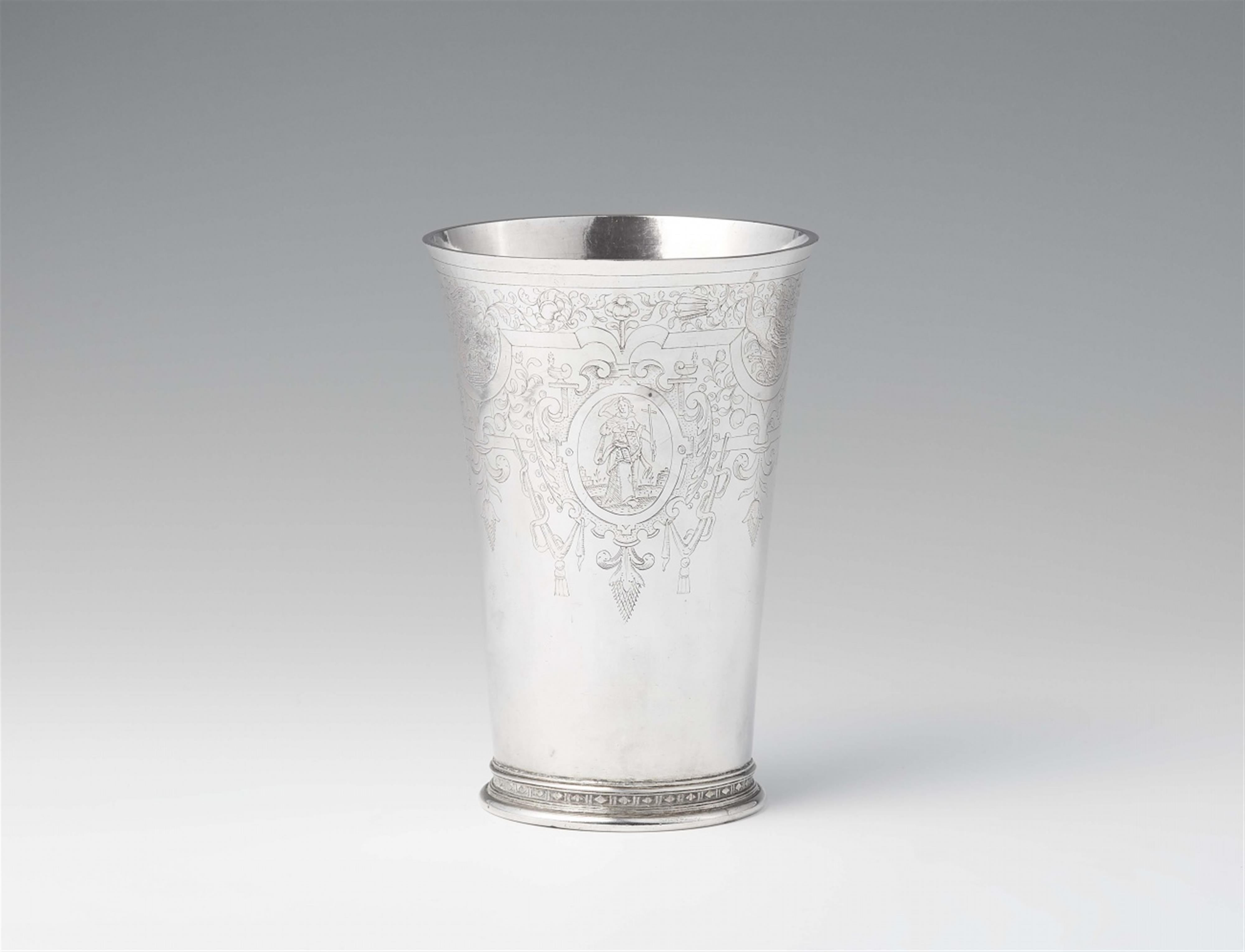 A large Cologne Renaissance silver beaker - image-3