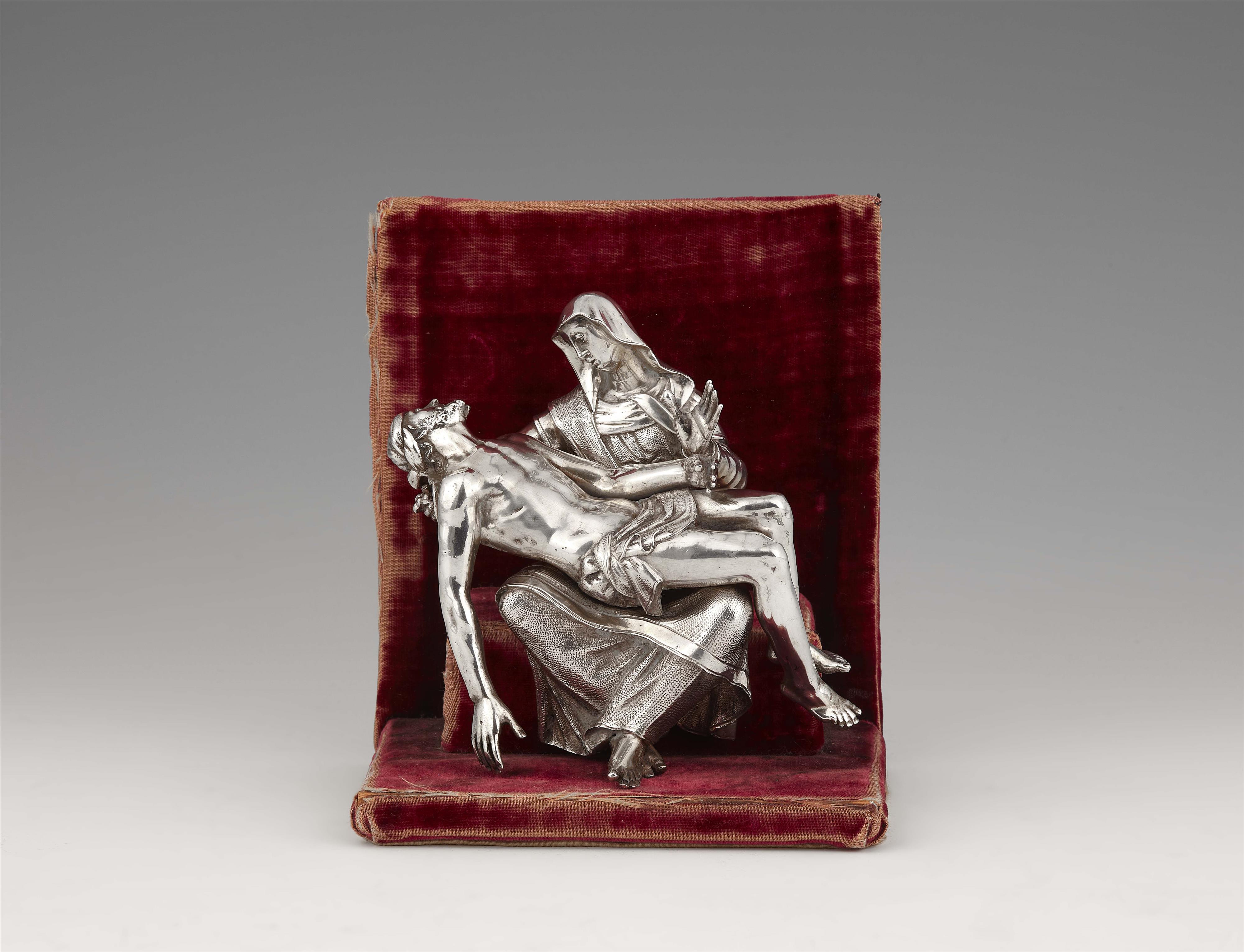 A French silver pietà figure - image-2