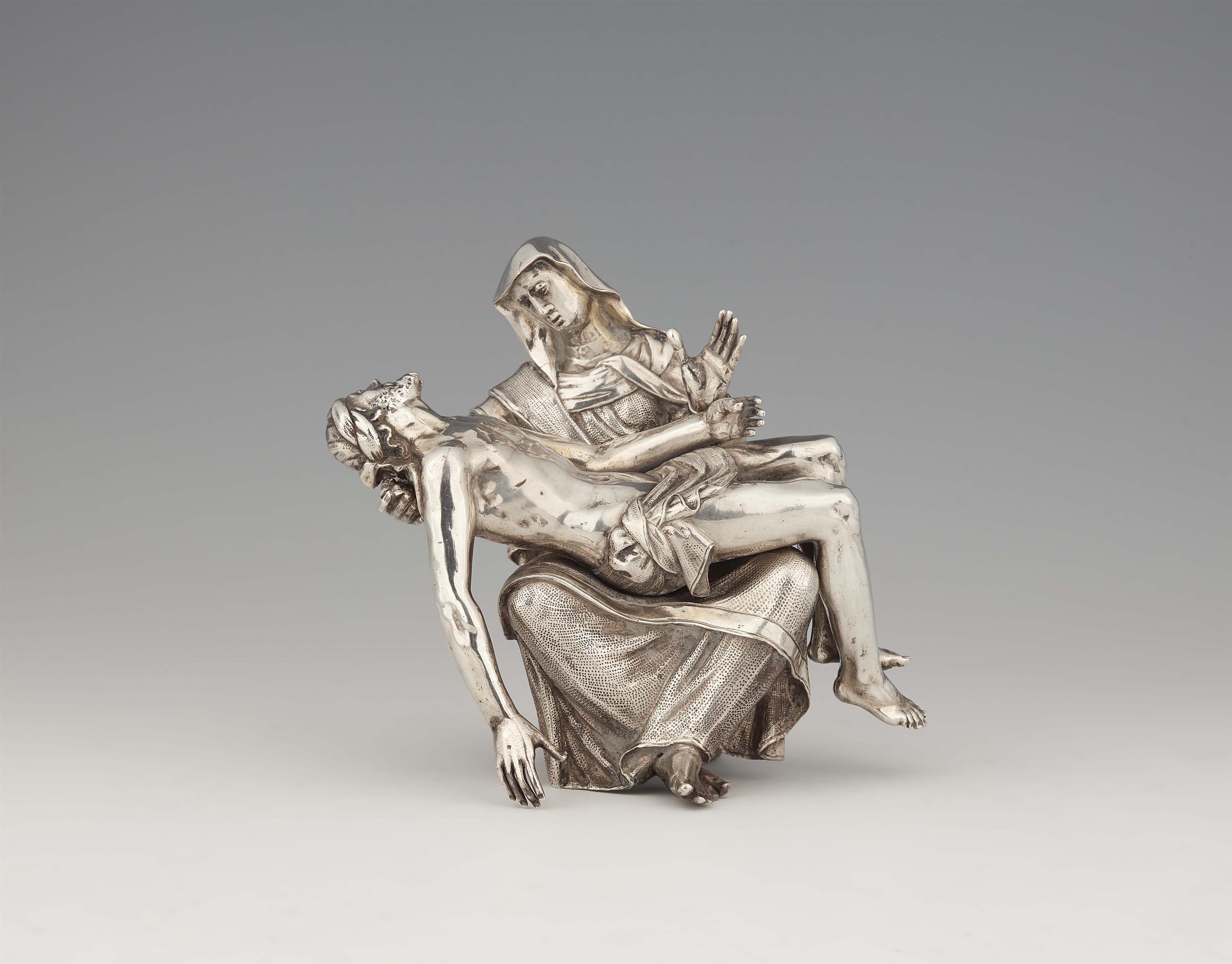 A French silver pietà figure - image-1