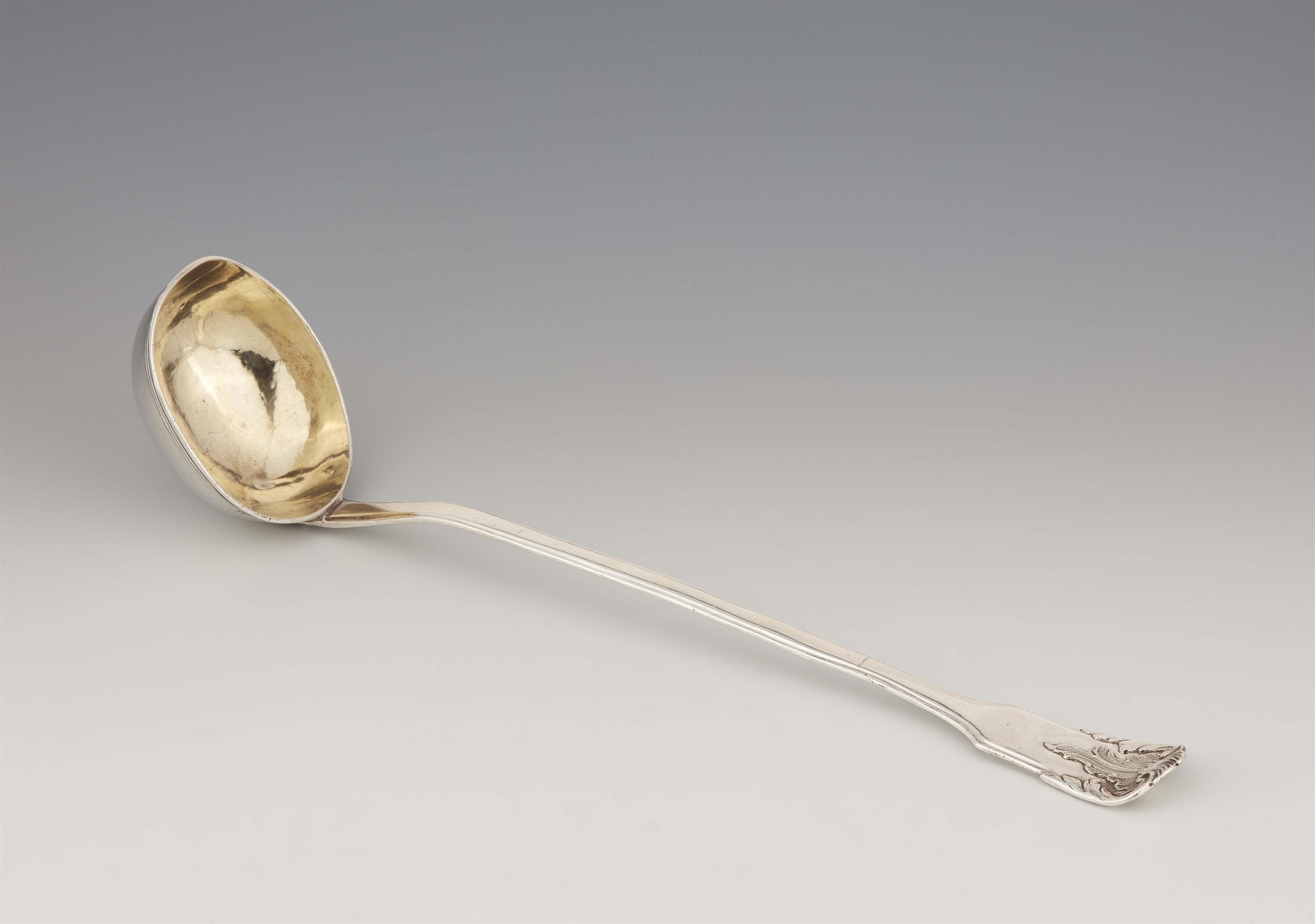 An Augsburg silver ladle - image-1