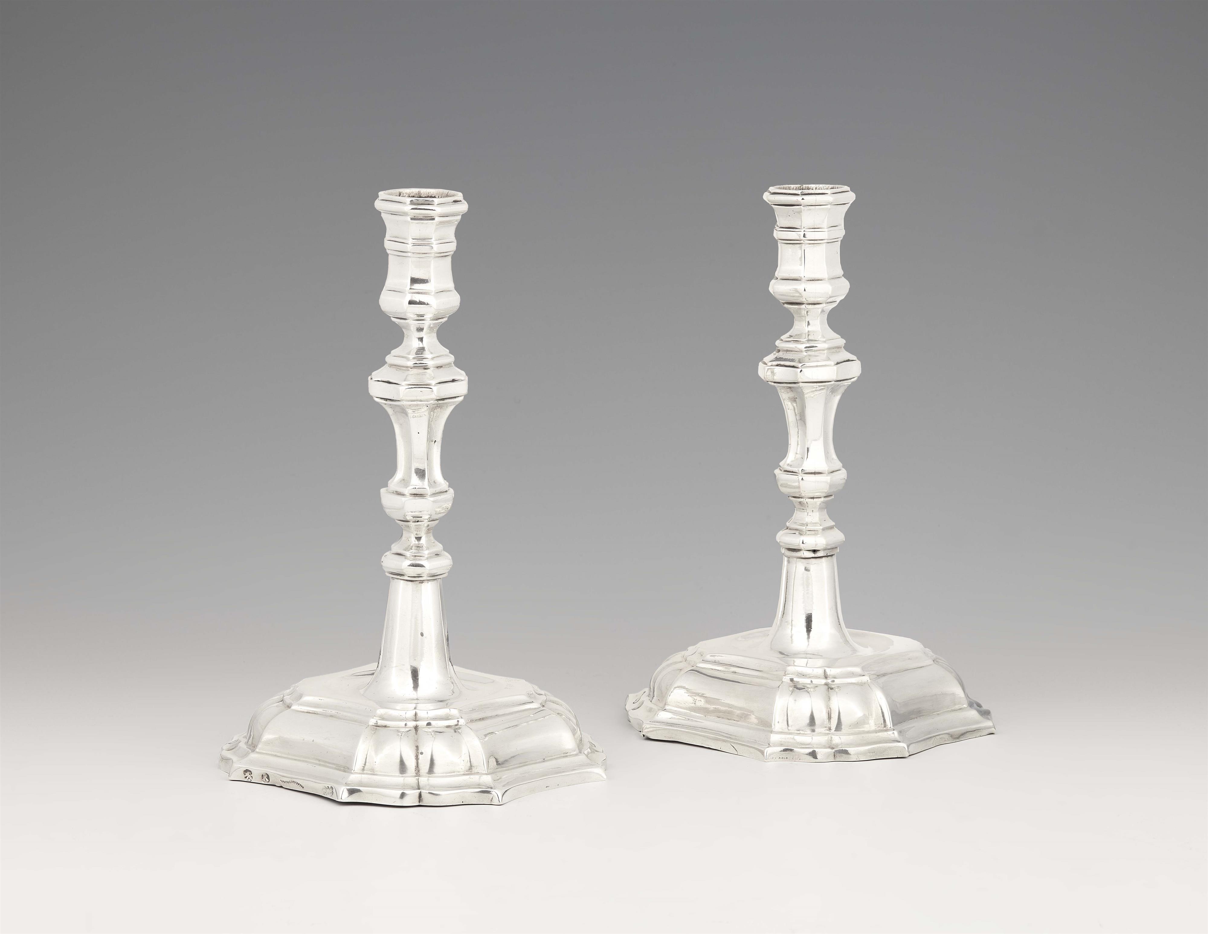 A pair of Brunswick silver candlesticks - image-1