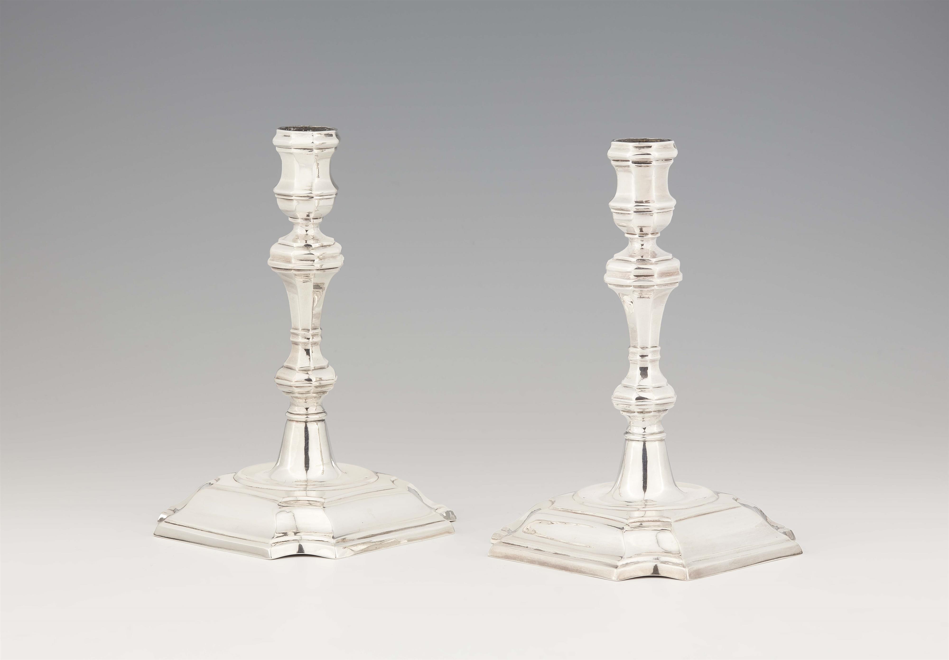 A pair of Celle silver candlesticks - image-1