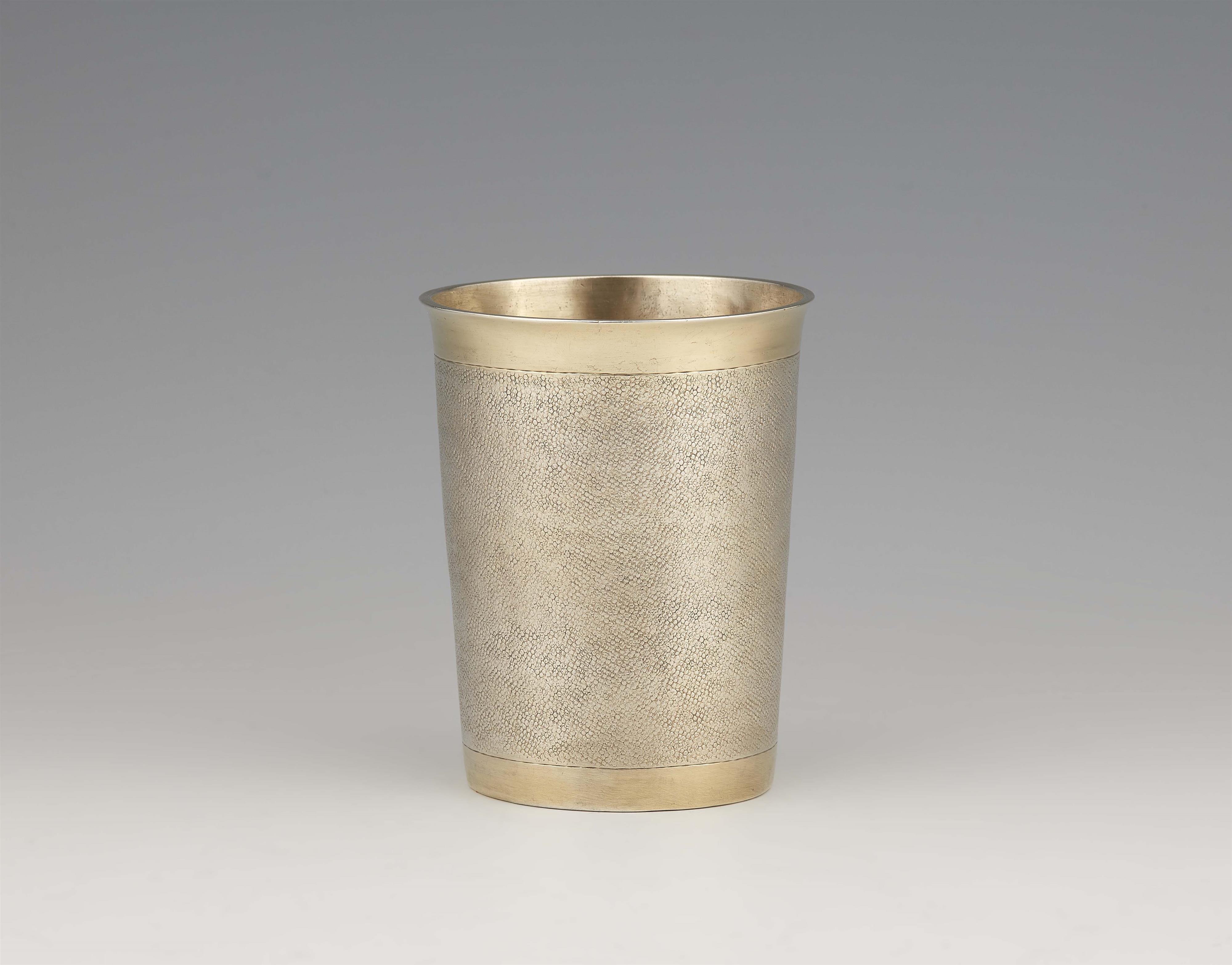 A Wesel silver snakeskin beaker - image-1