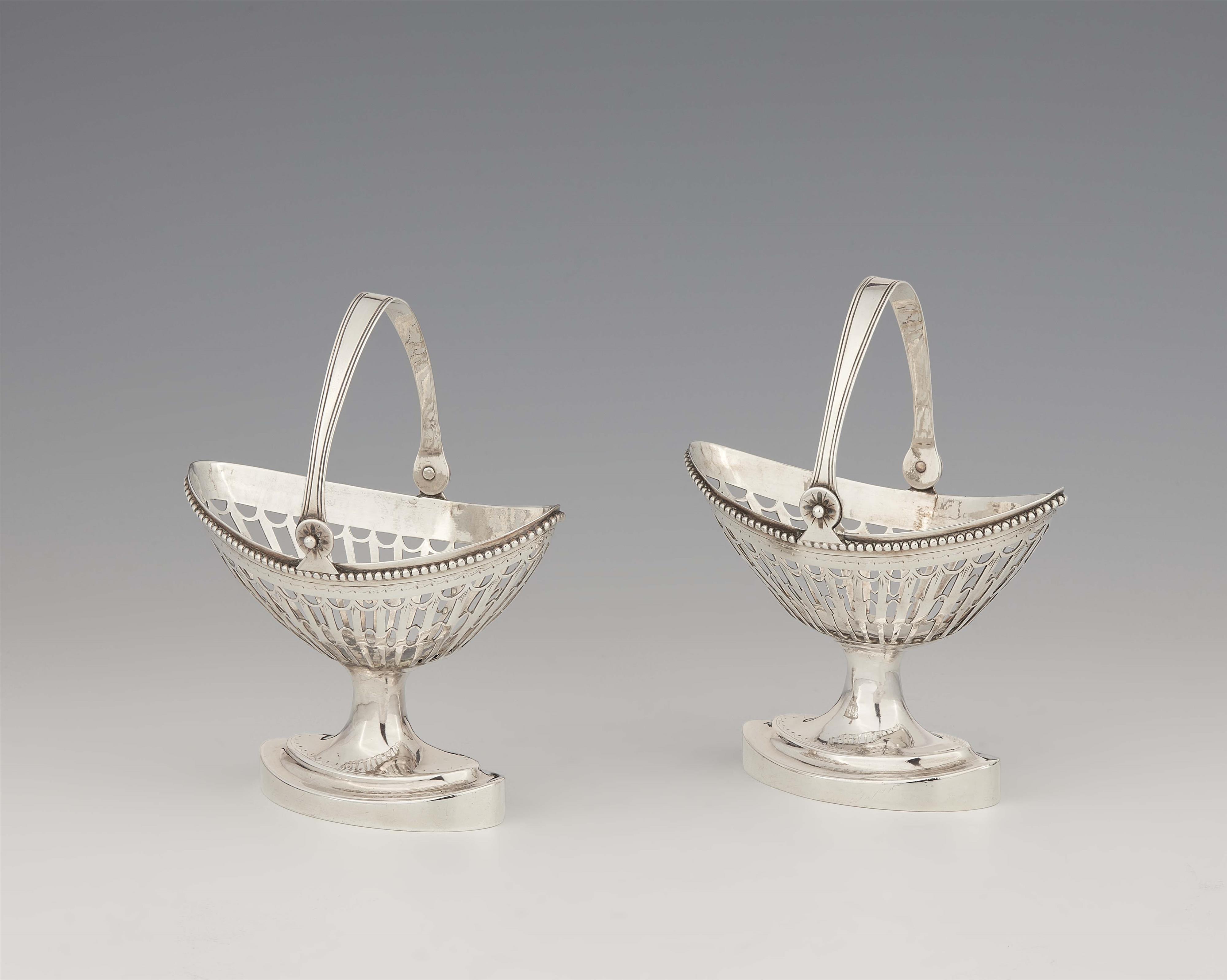 A pair of Amsterdam silver sweetmeats baskets - image-1