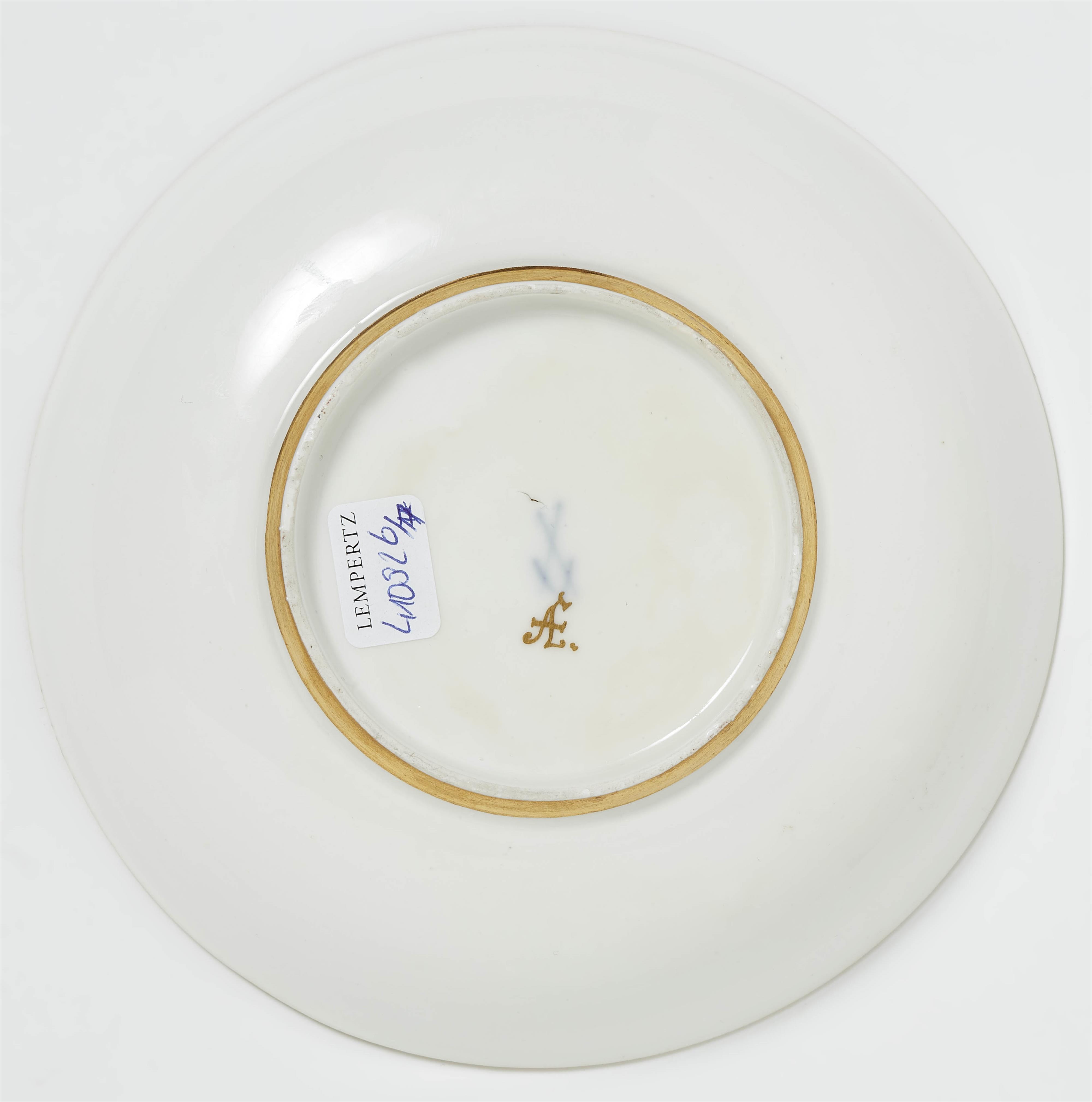 Seven items of Meissen porcelain with insect decor - image-2