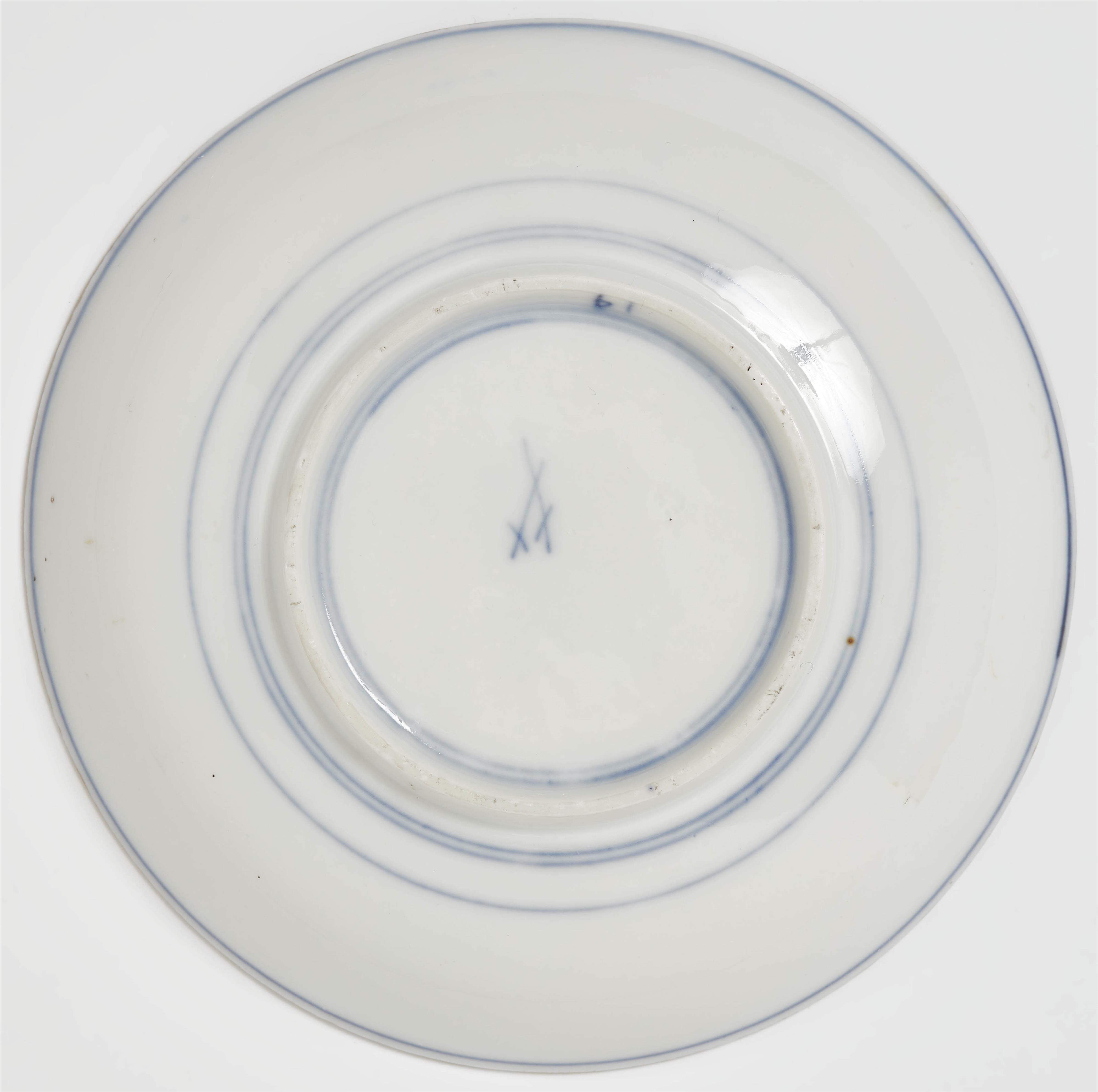Four items of Meissen porcelain with overpainted underglaze decor - image-2