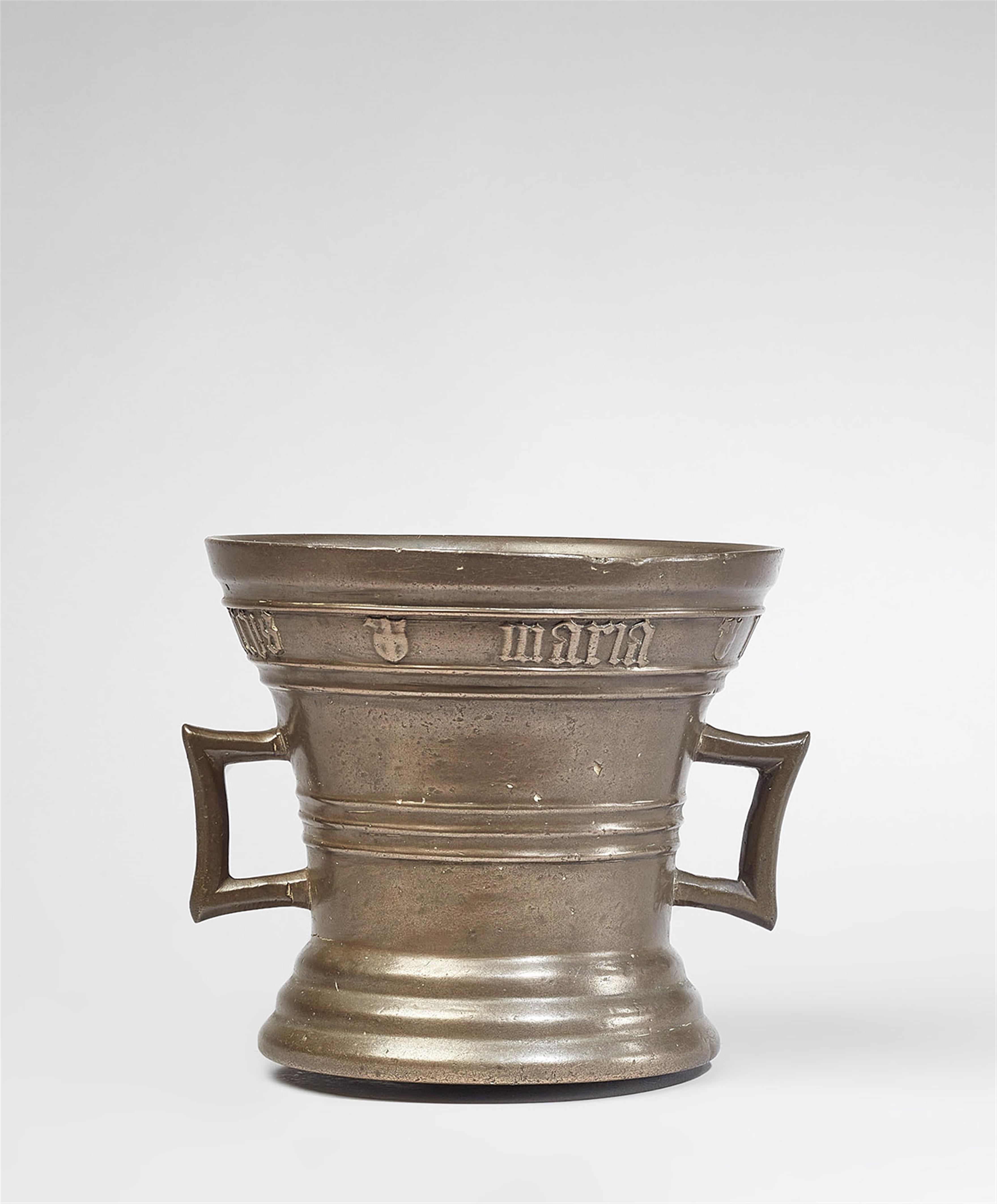 A late Gothic two-handled mortar dated 1502 - image-2