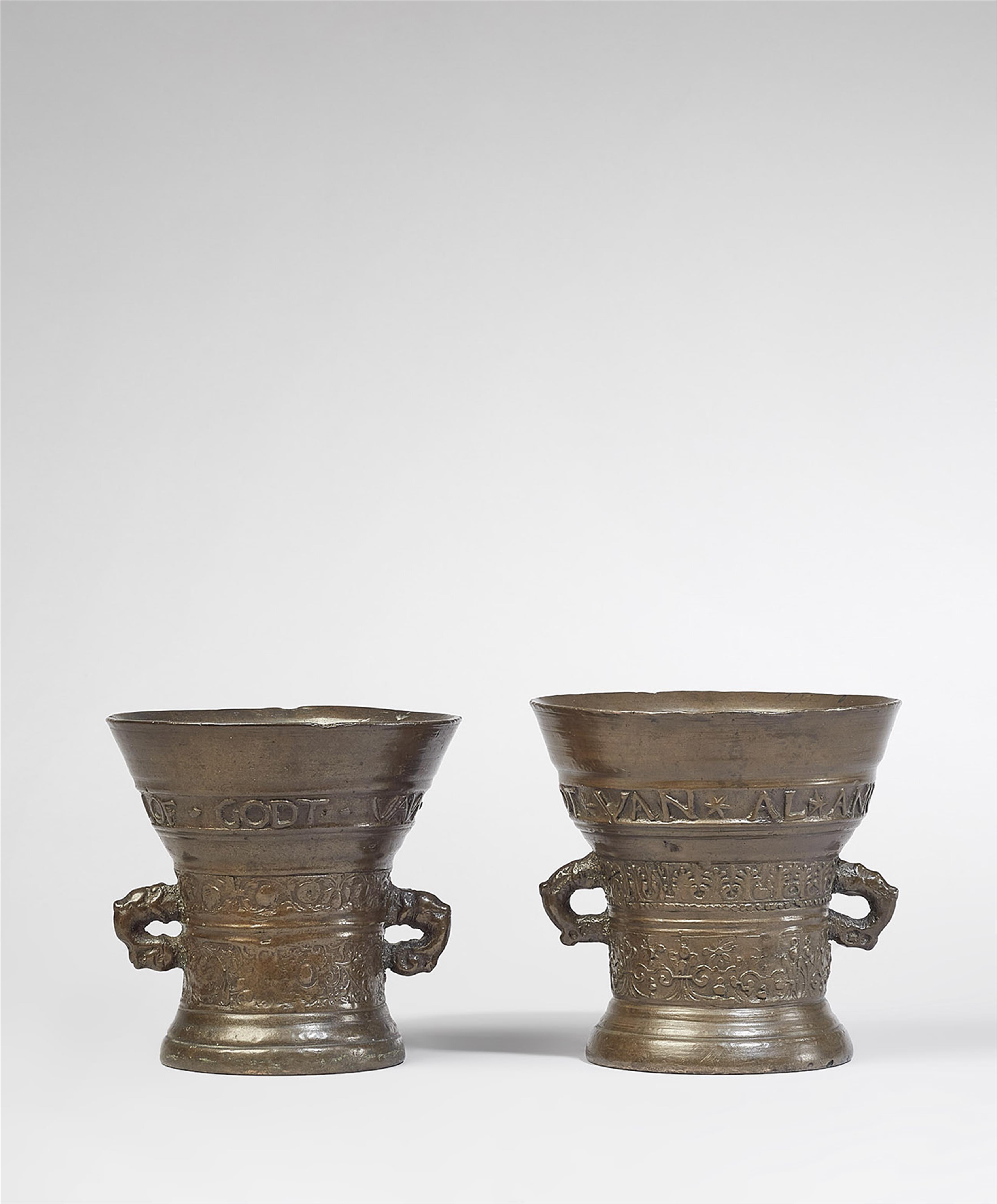 Two Dutch mortars with mottos - image-2