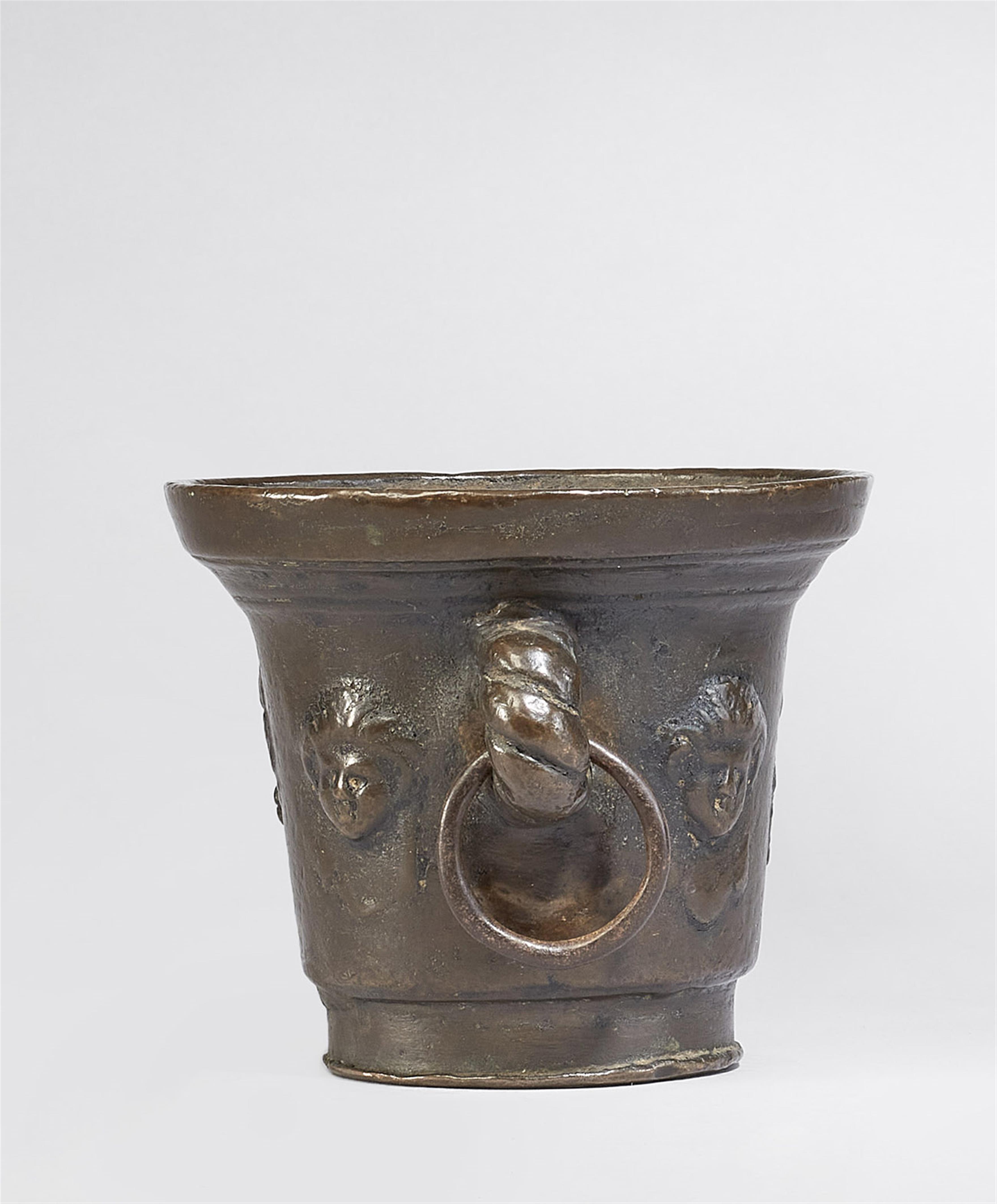 A Gothic single-handled mortar with mascarons - image-4