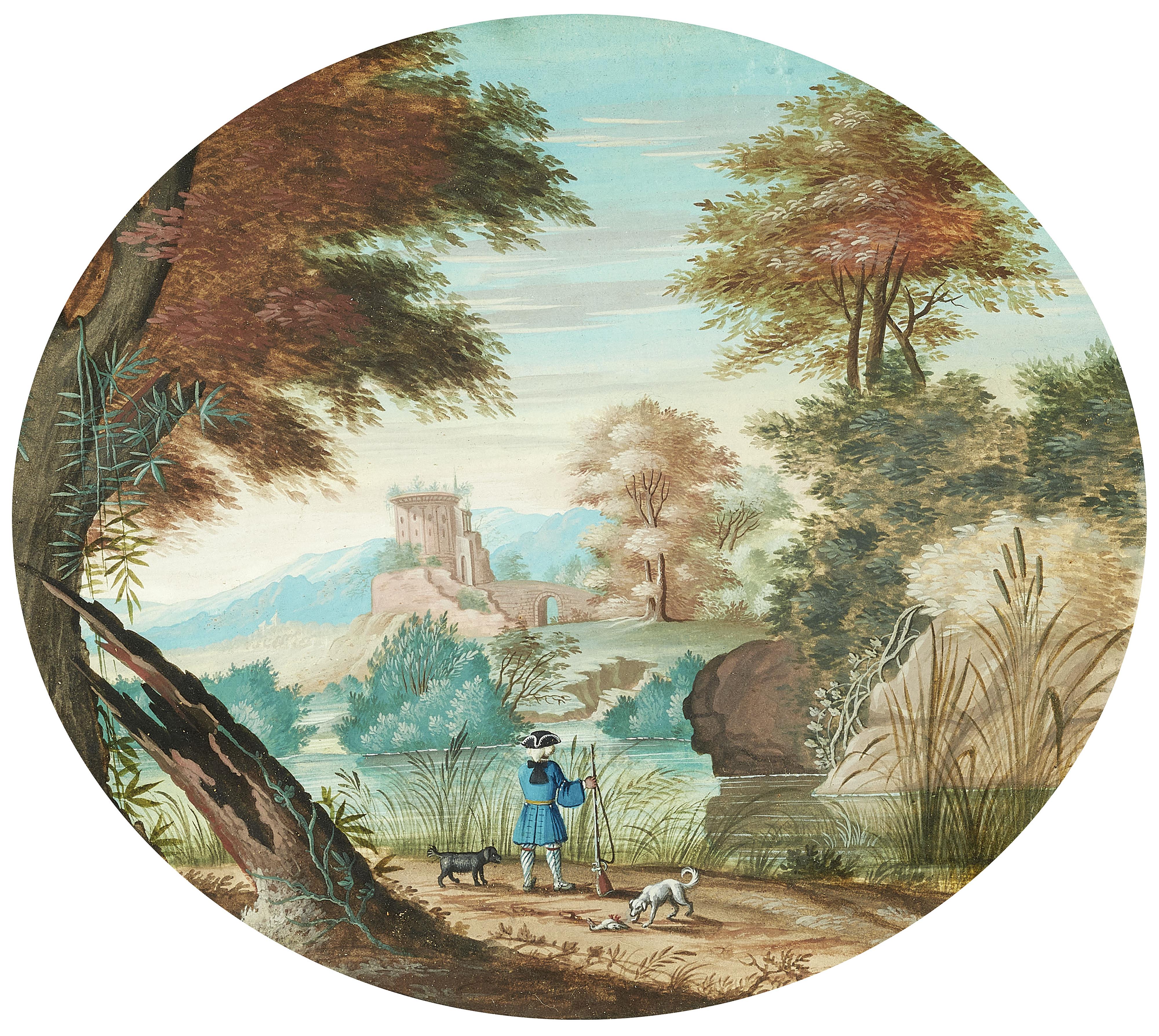 German School 18th century - Two Landscapes - image-1