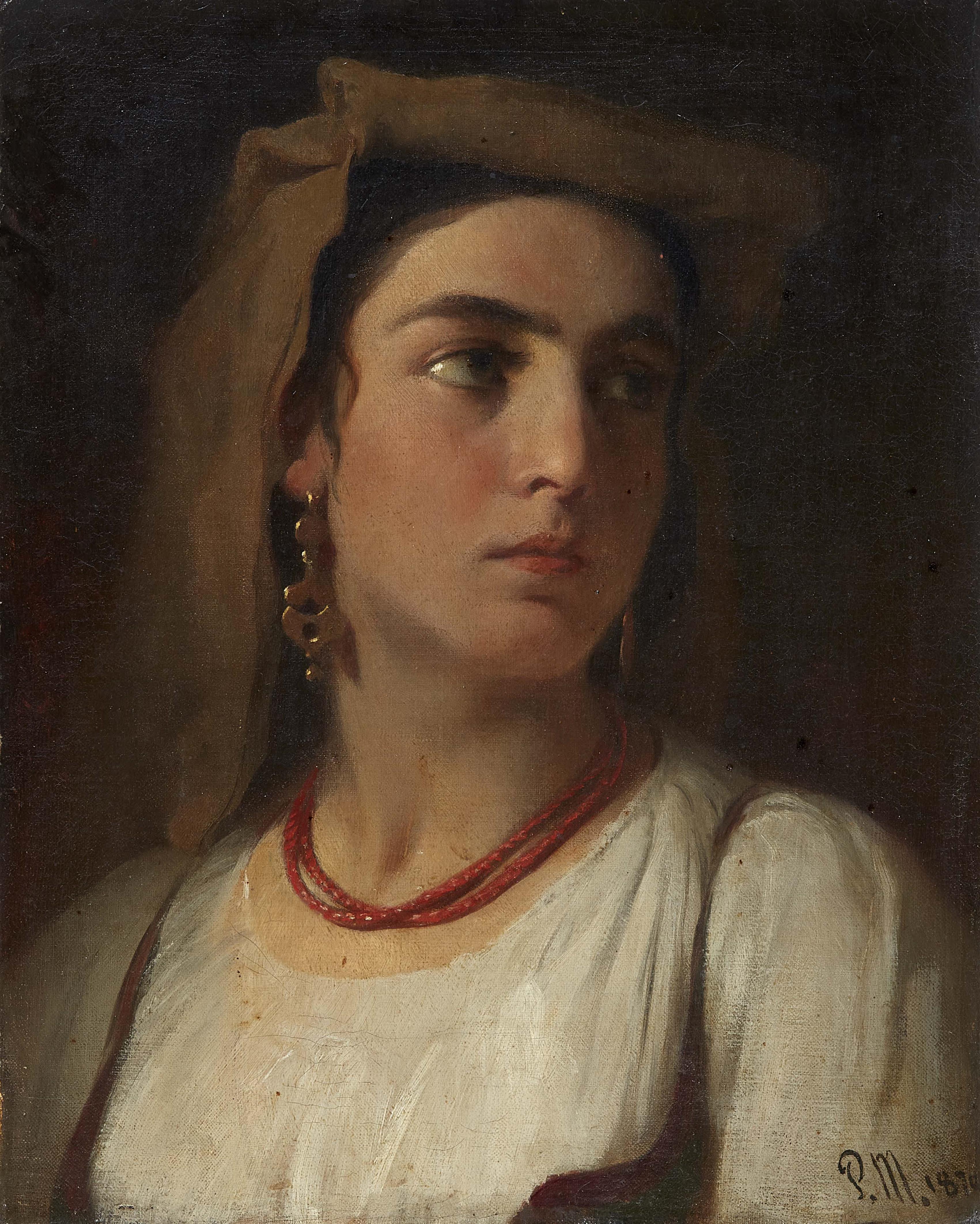 Paul Friedrich Meyerheim - Young Neapolitan Woman - image-1