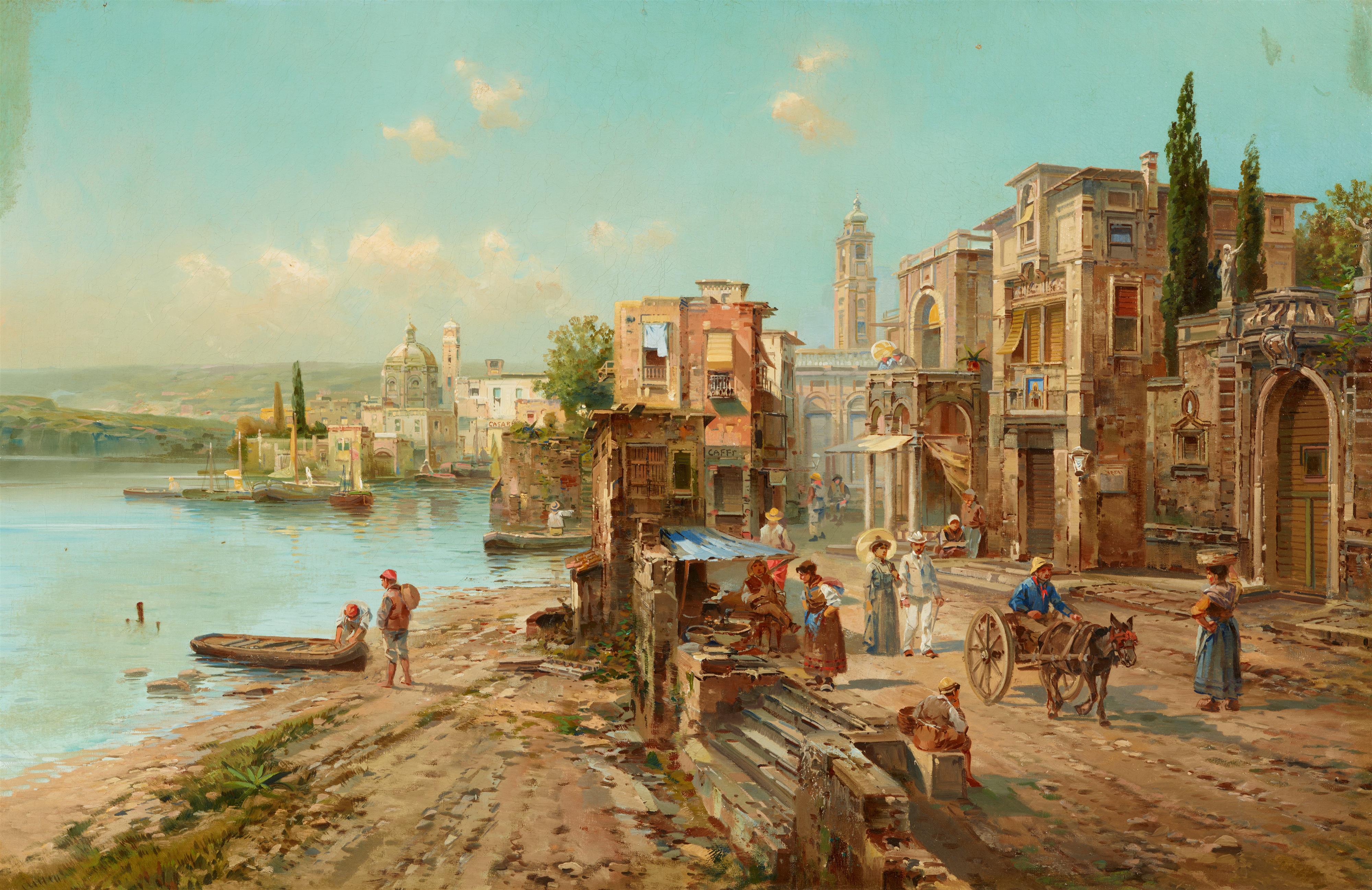 Unknown artist 19th century - View of Messina - image-1