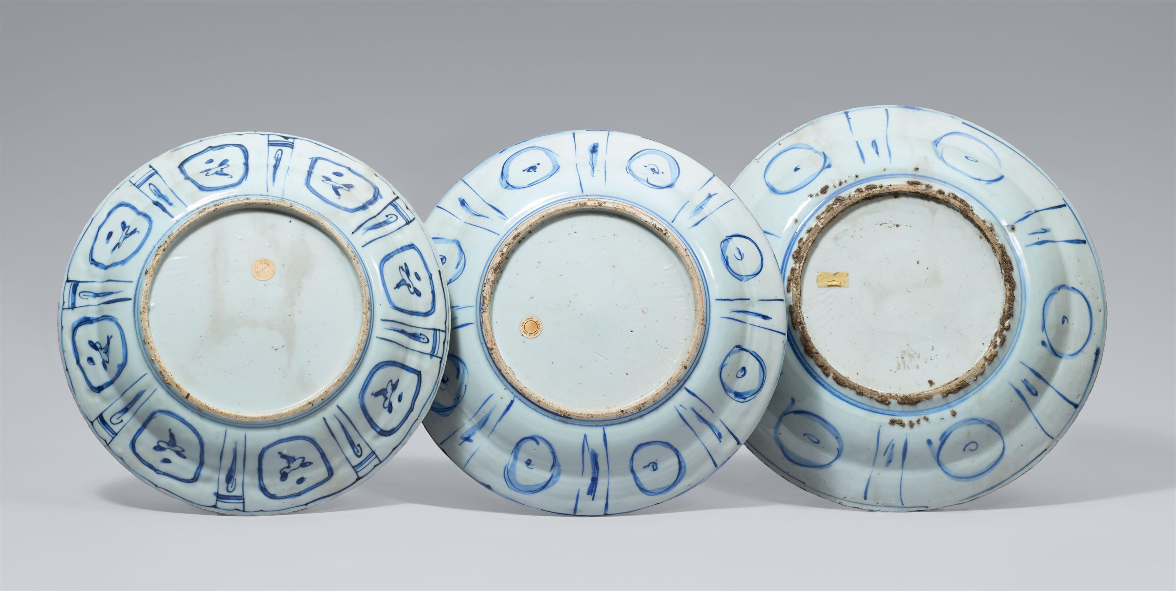 Three kraak dishes. Wanli period (1572–1620) - image-2