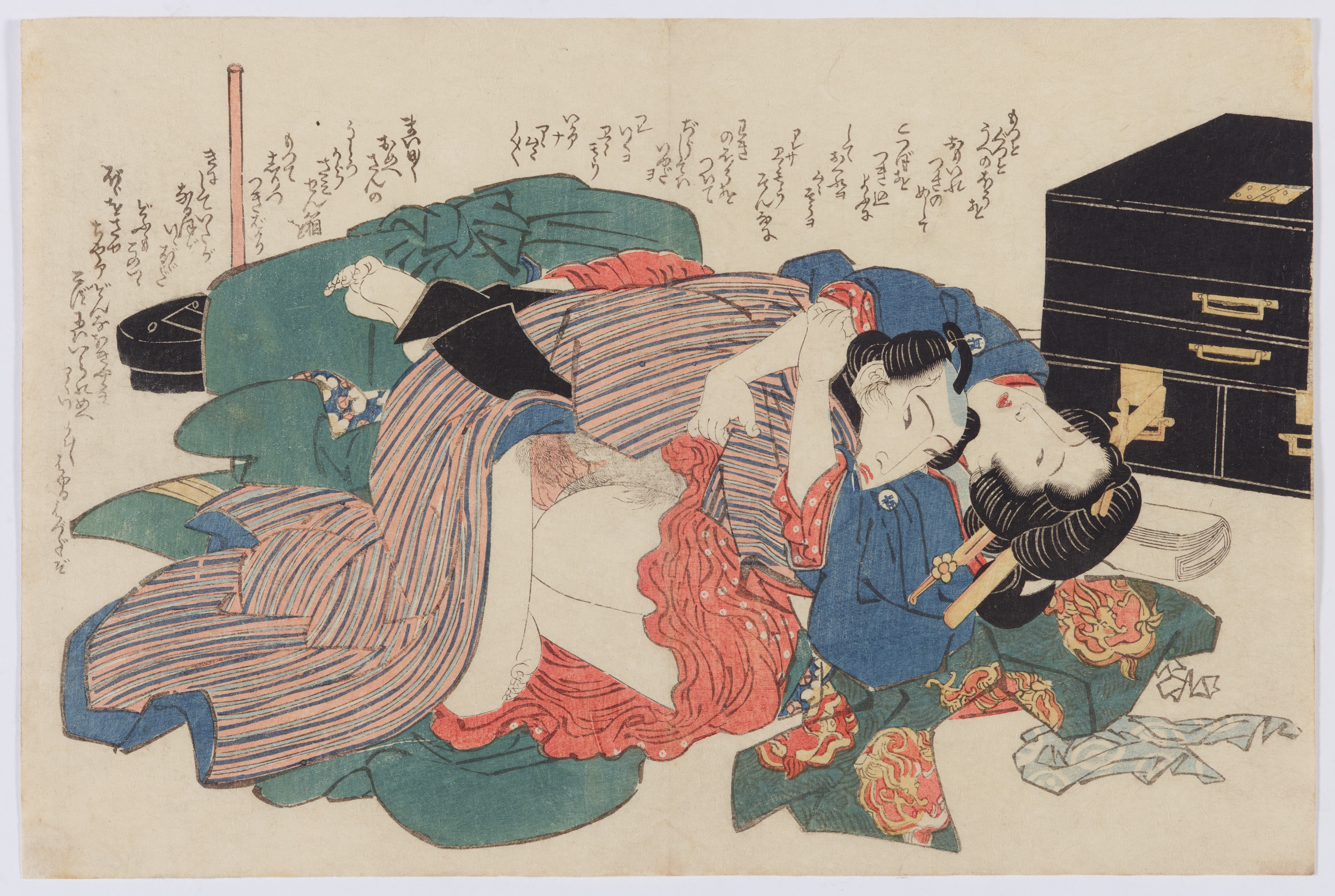 Keisai Eisen - Ôban yoko-e. Shunga. Keisai Eisen (1790-1848) - image-2