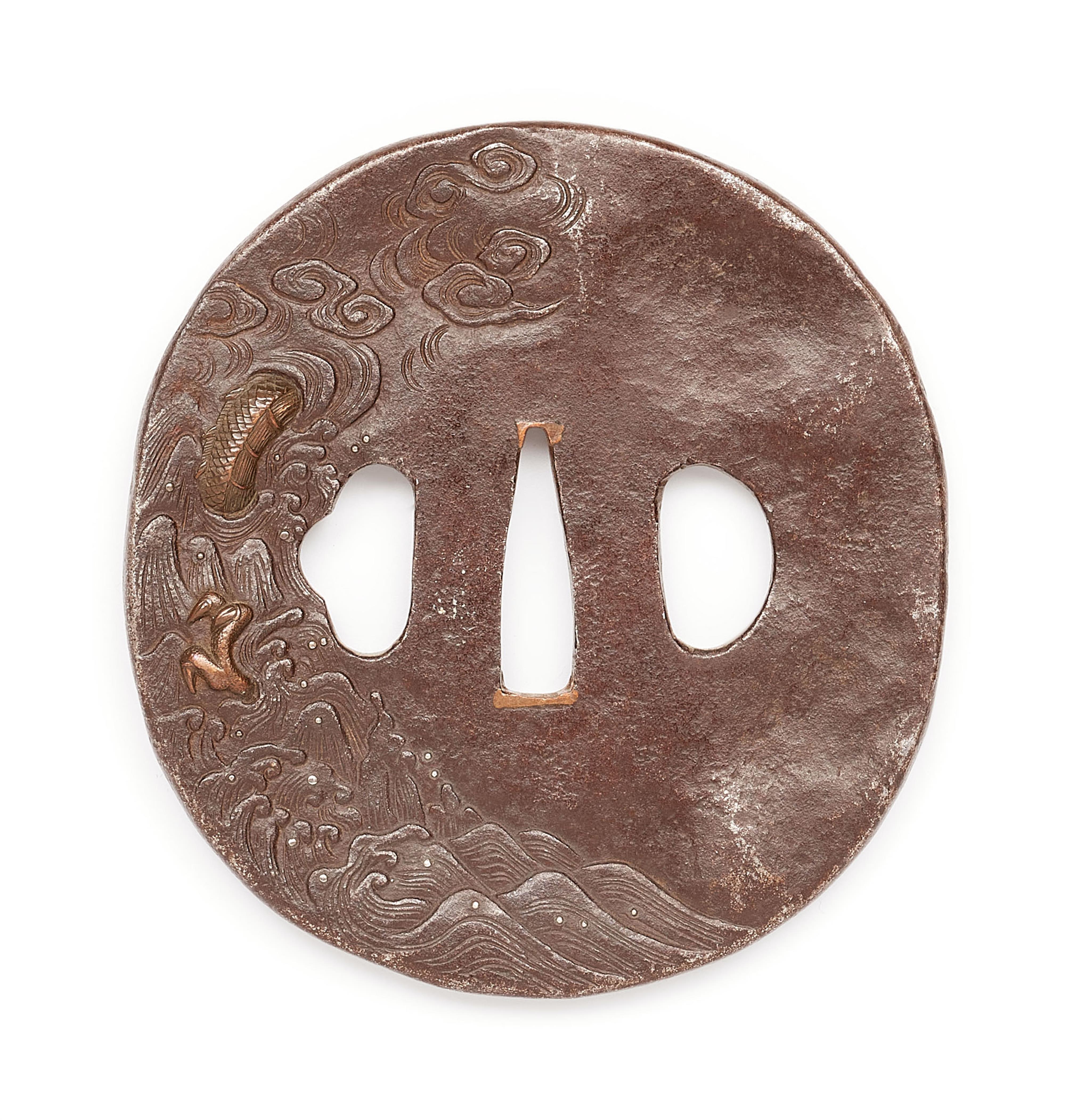 Two iron tsuba. Edo period - image-2