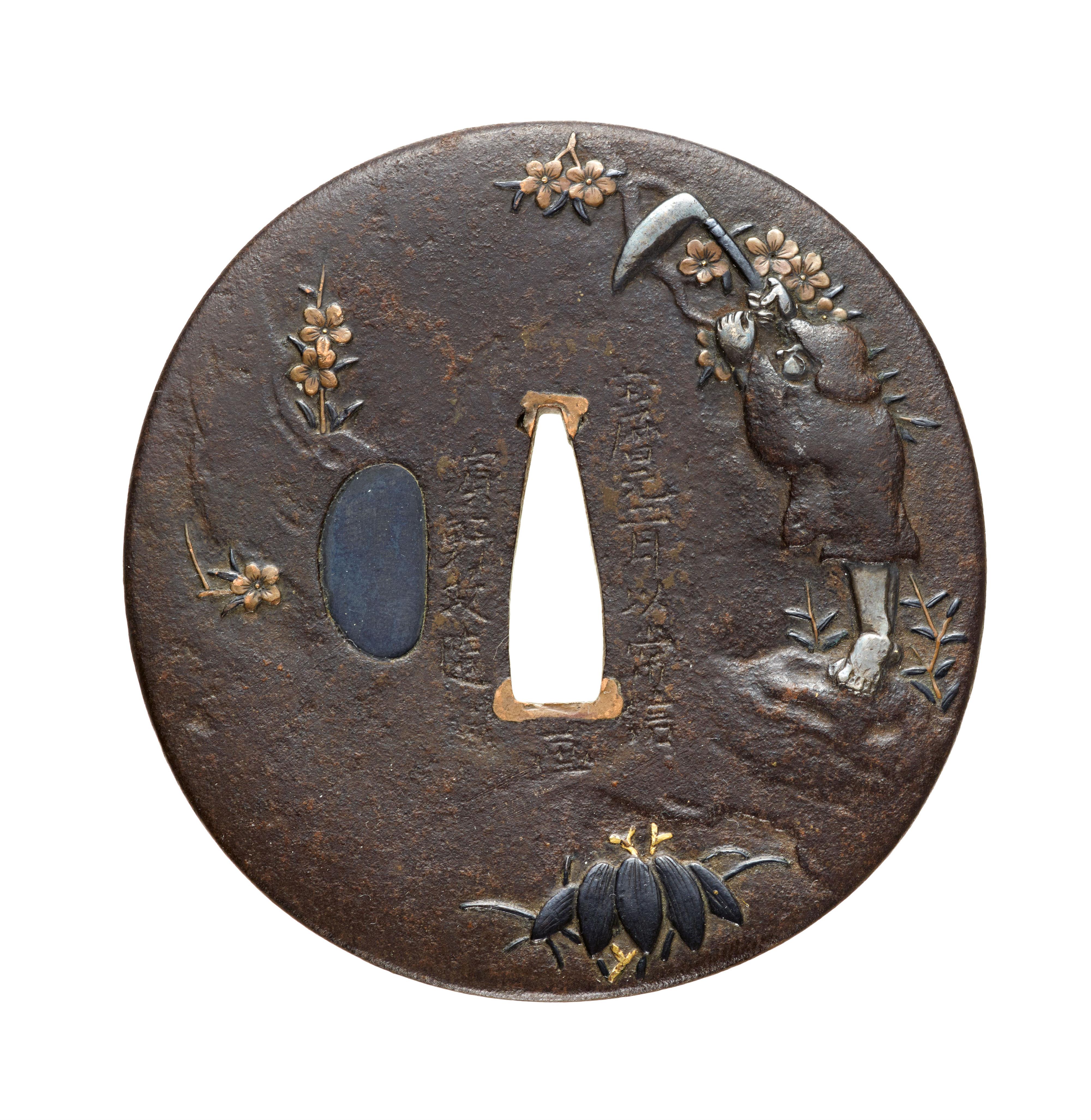 Two iron tsuba. Edo period - image-3