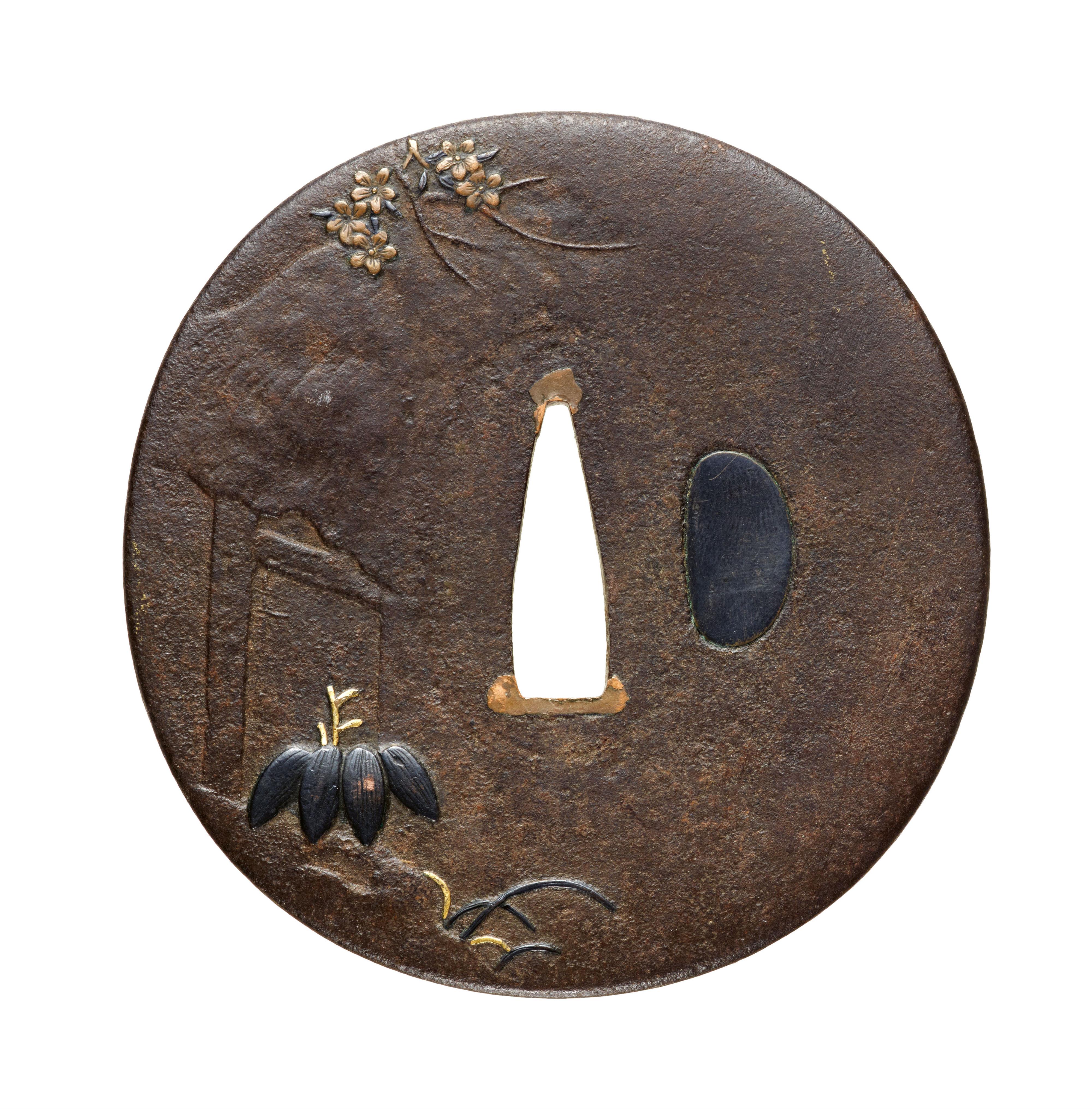 Two iron tsuba. Edo period - image-4