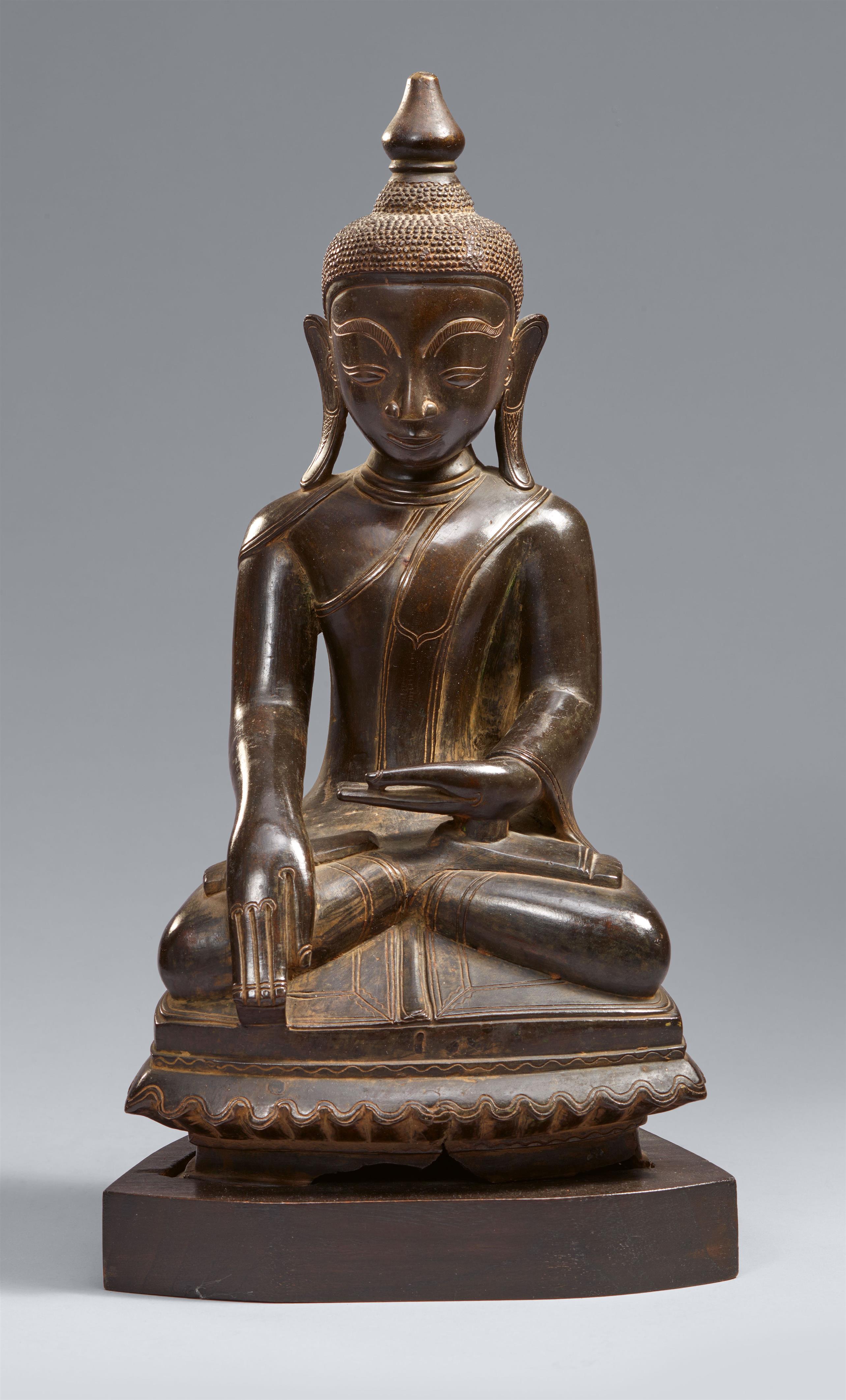 Buddha Shakyamuni. Bronze. Birma, Shan-Staaten. 20. Jh. - image-1