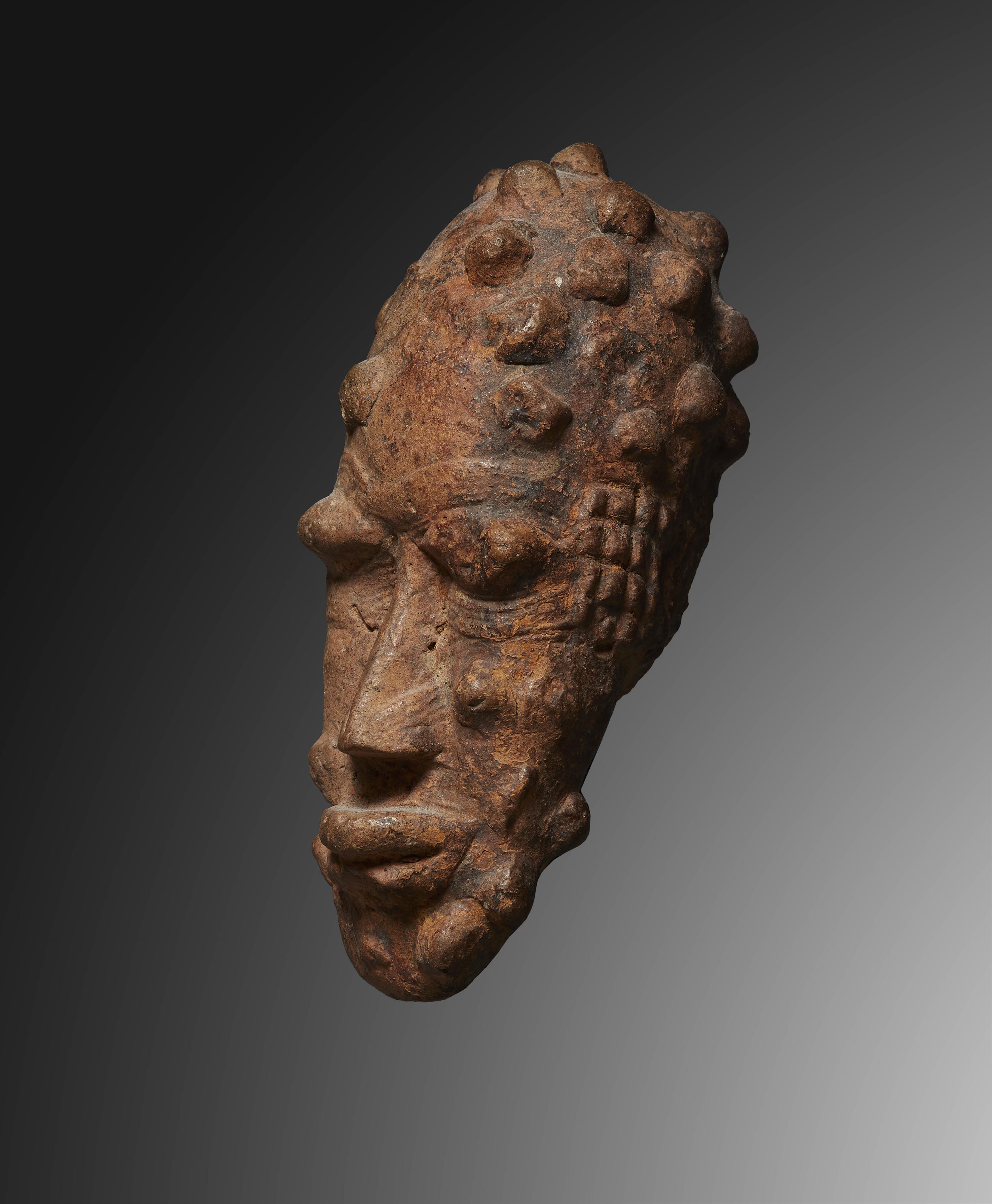 DJENNE TERRACOTTA HEAD - image-1