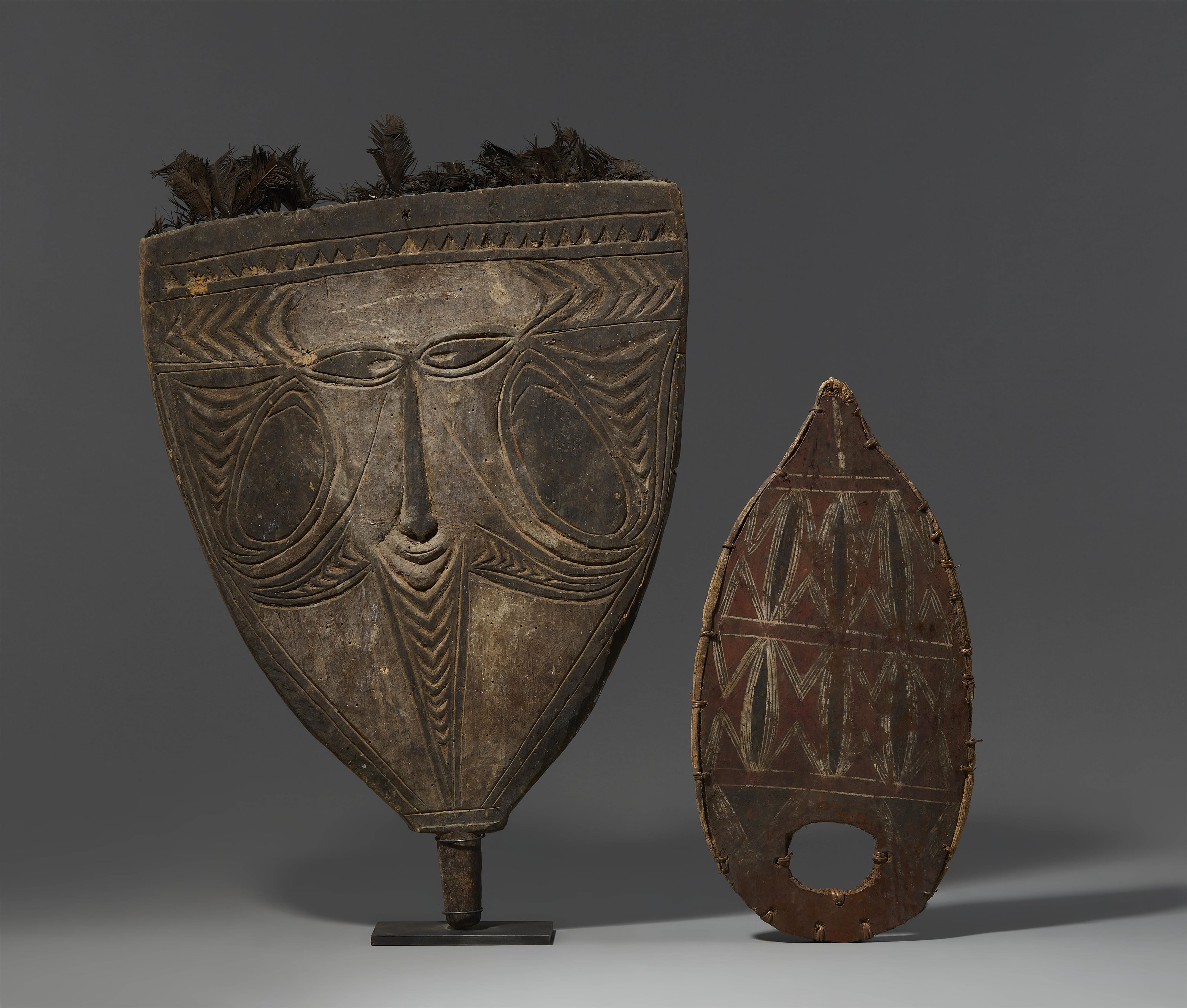 SEPIK DANCE WAND AND ABELAM ORNAMENT - image-1