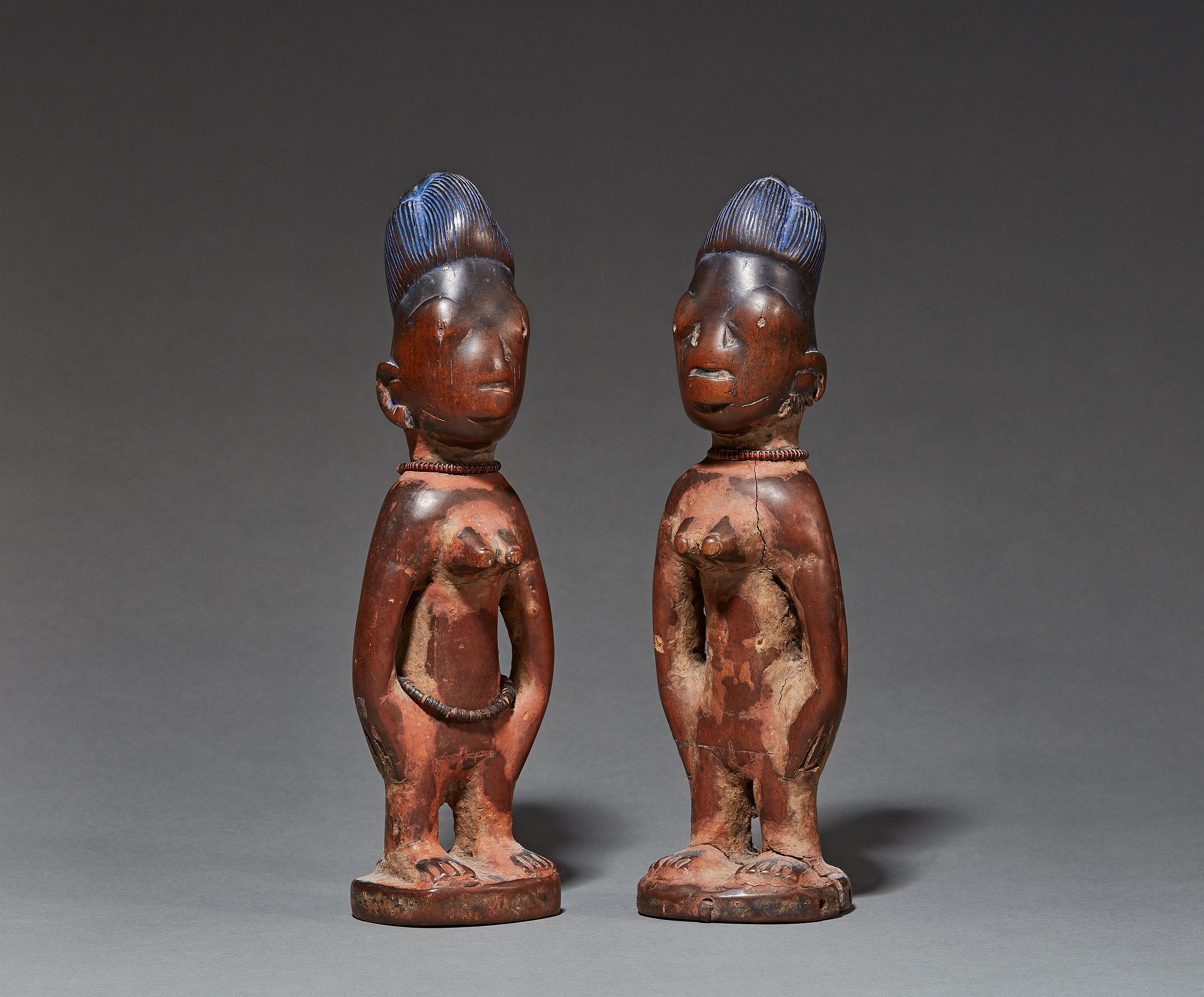 PAIR OF YORUBA TWIN FIGURES - image-1