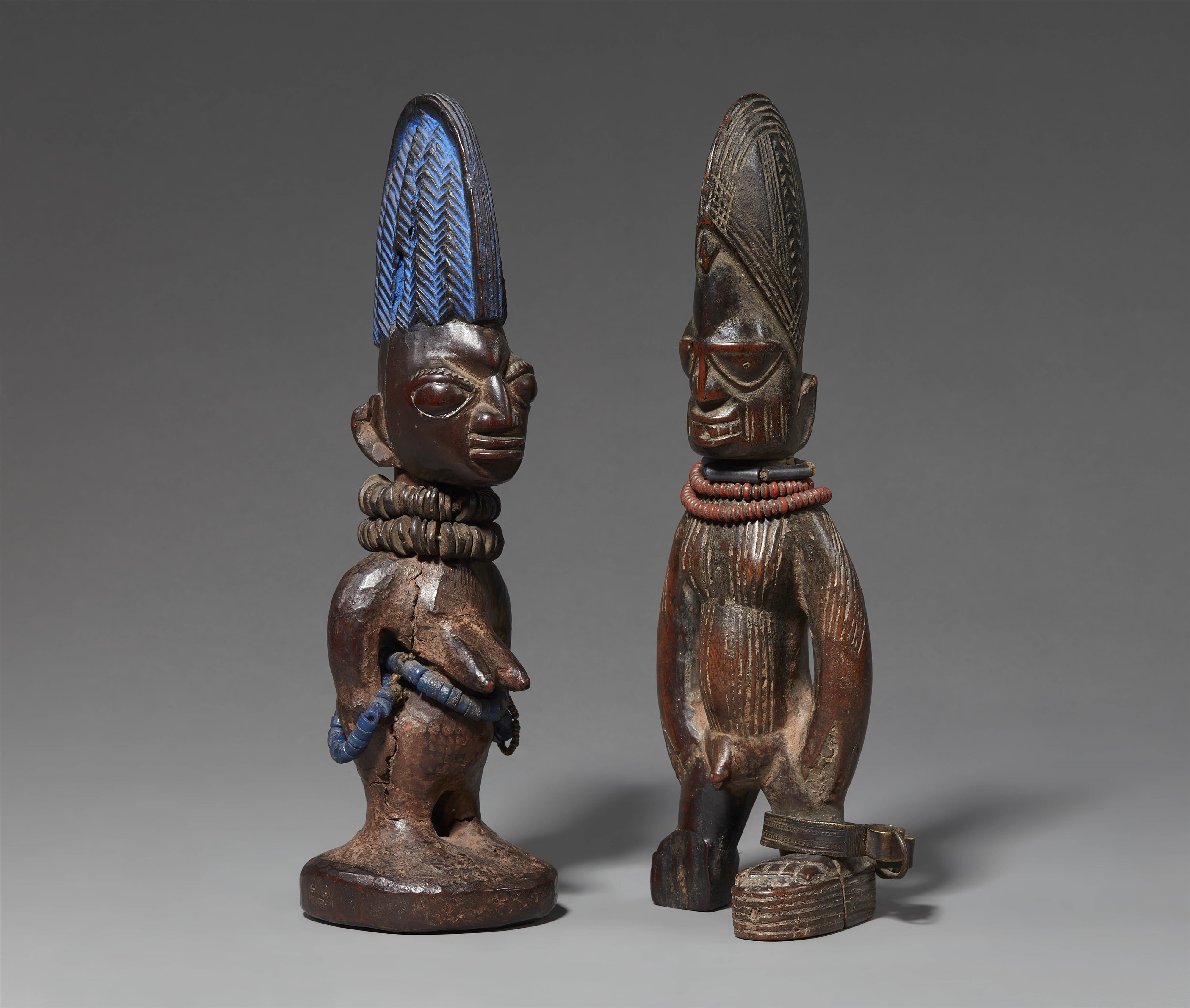 TWO YORUBA TWIN FIGURES - image-1