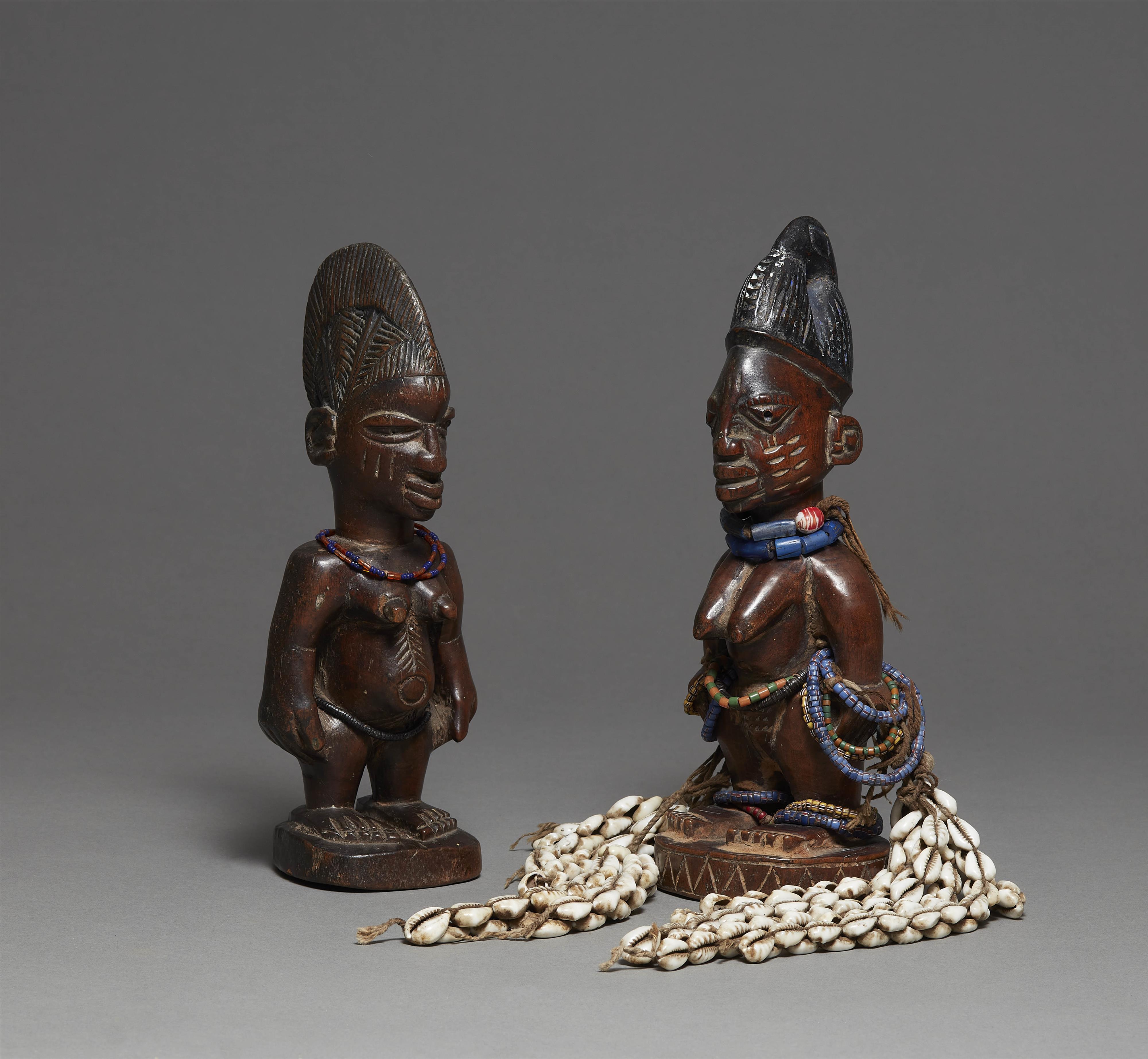 TWO YORUBA TWIN FIGURES - image-1