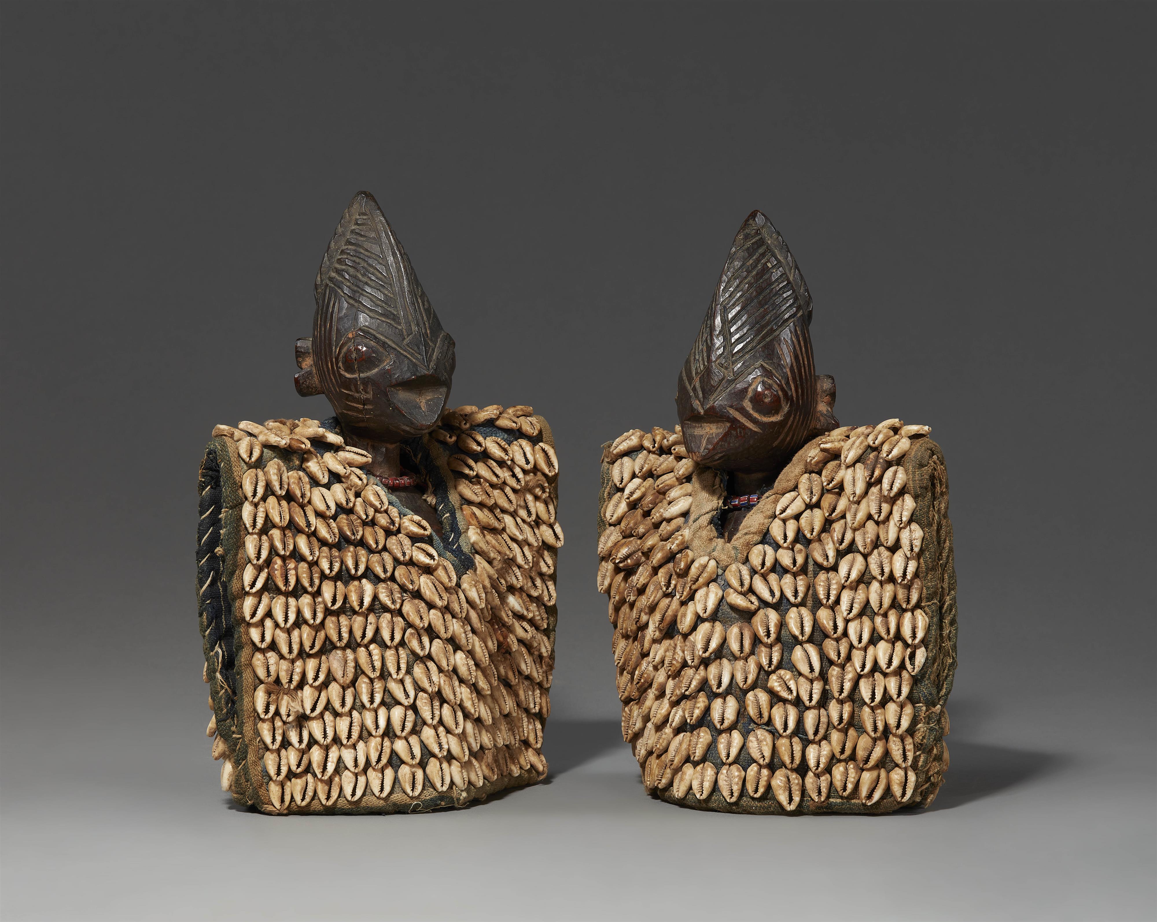 PAIR OF YORUBA TWIN FIGURES - image-1