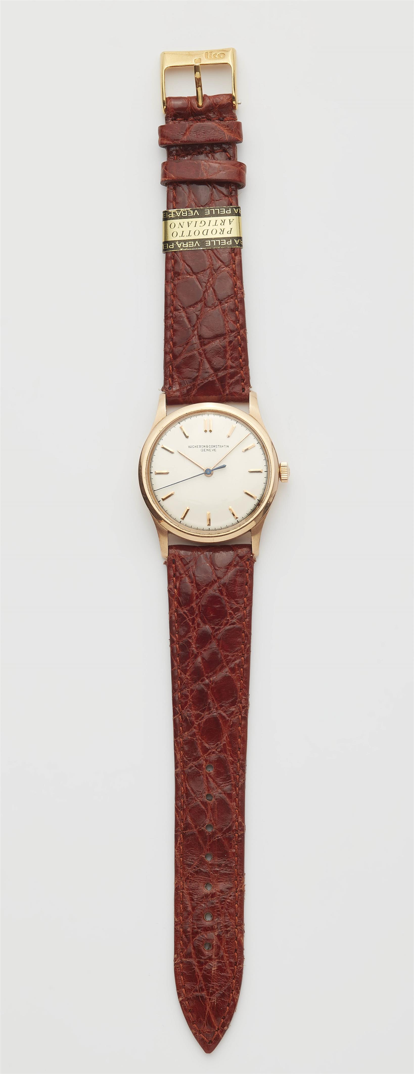 An 18k gold manual winding Vacheron Constantin gentleman's wristwatch. - image-3