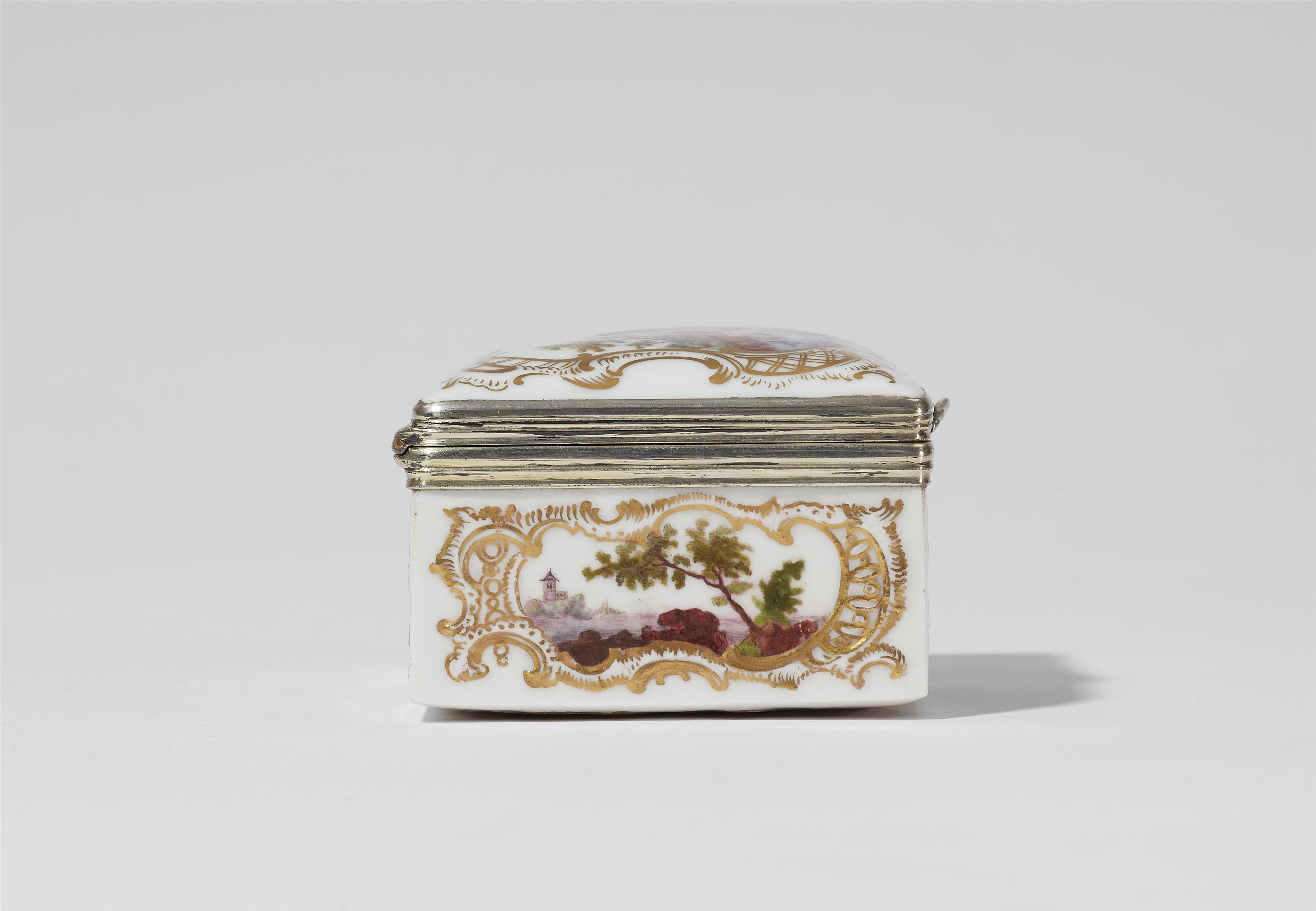 A porcelain snuff box with landscapes and a portrait of a lady - image-6