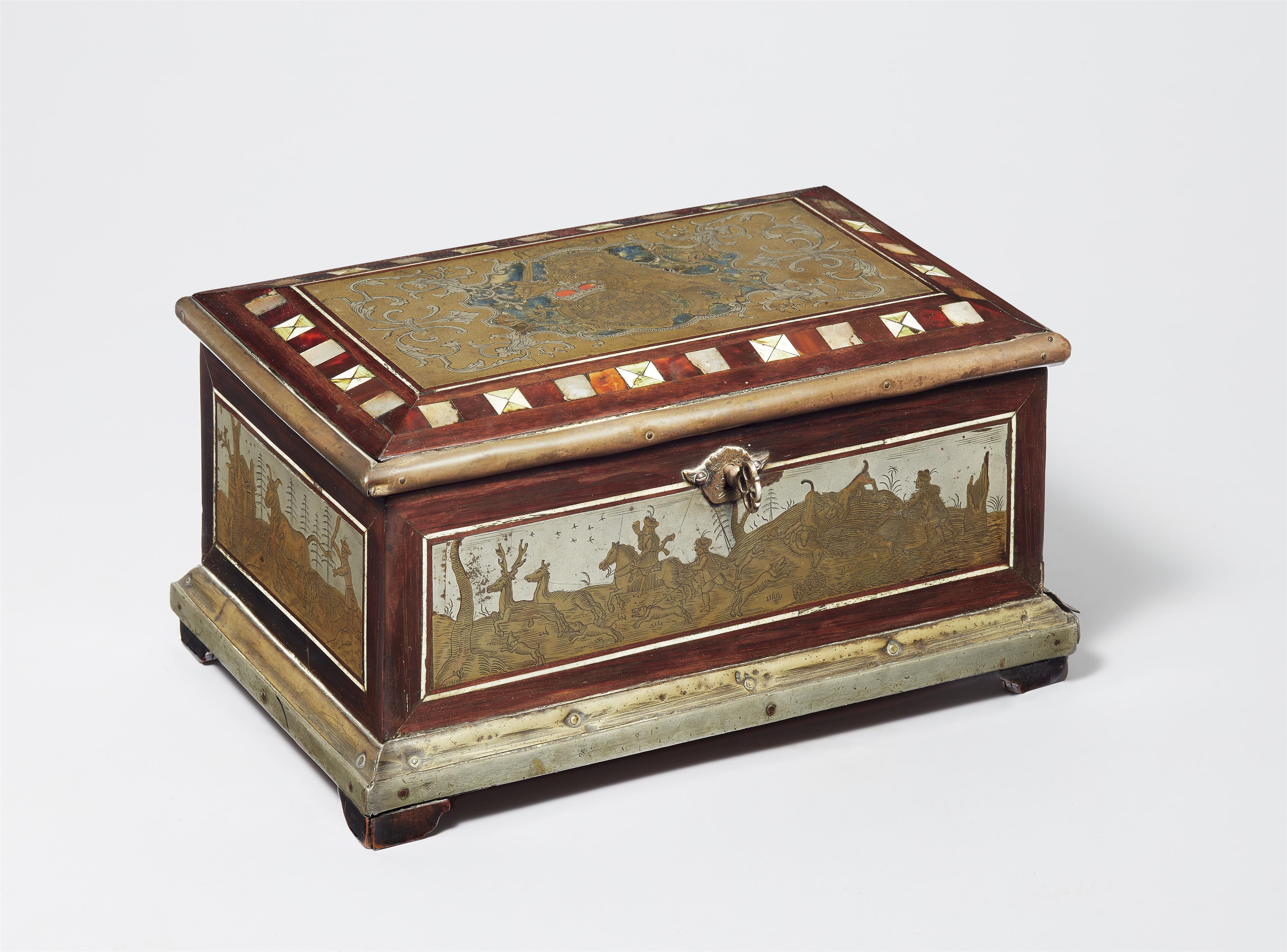 A wooden coffer made for Prince Elector Maximilian II Emanuel of Bavaria - image-1