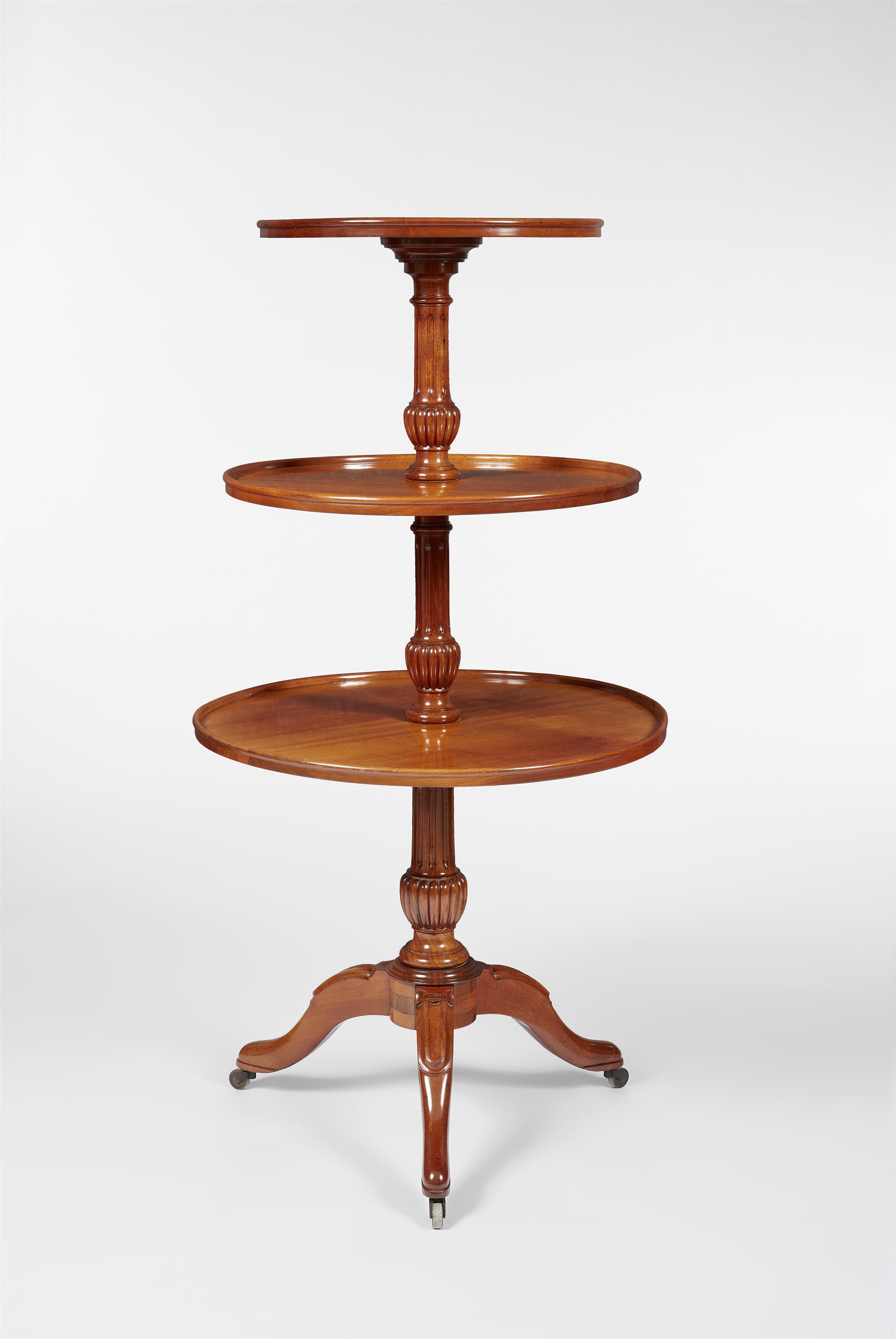 A mahogany tiered table - image-1