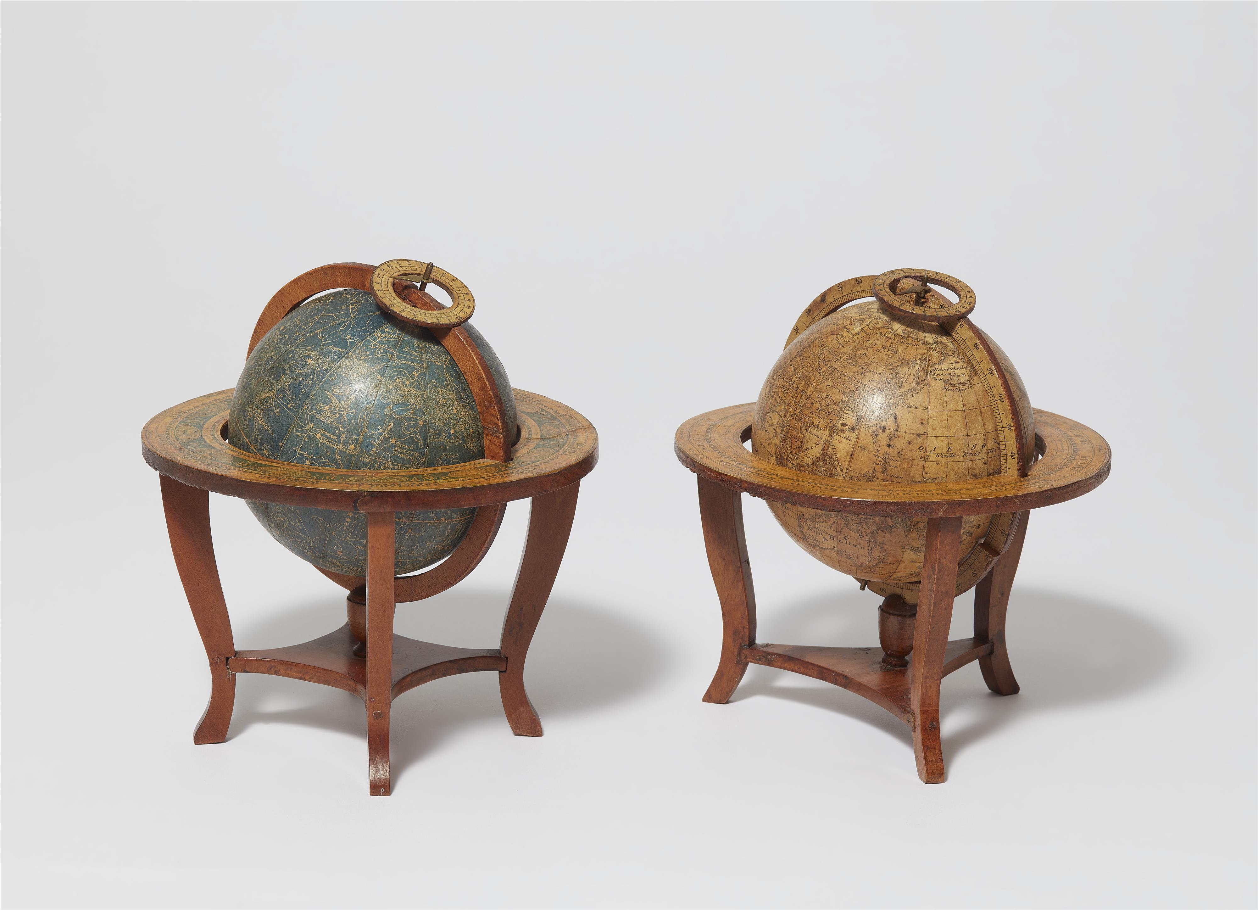 Two small table globes - image-1
