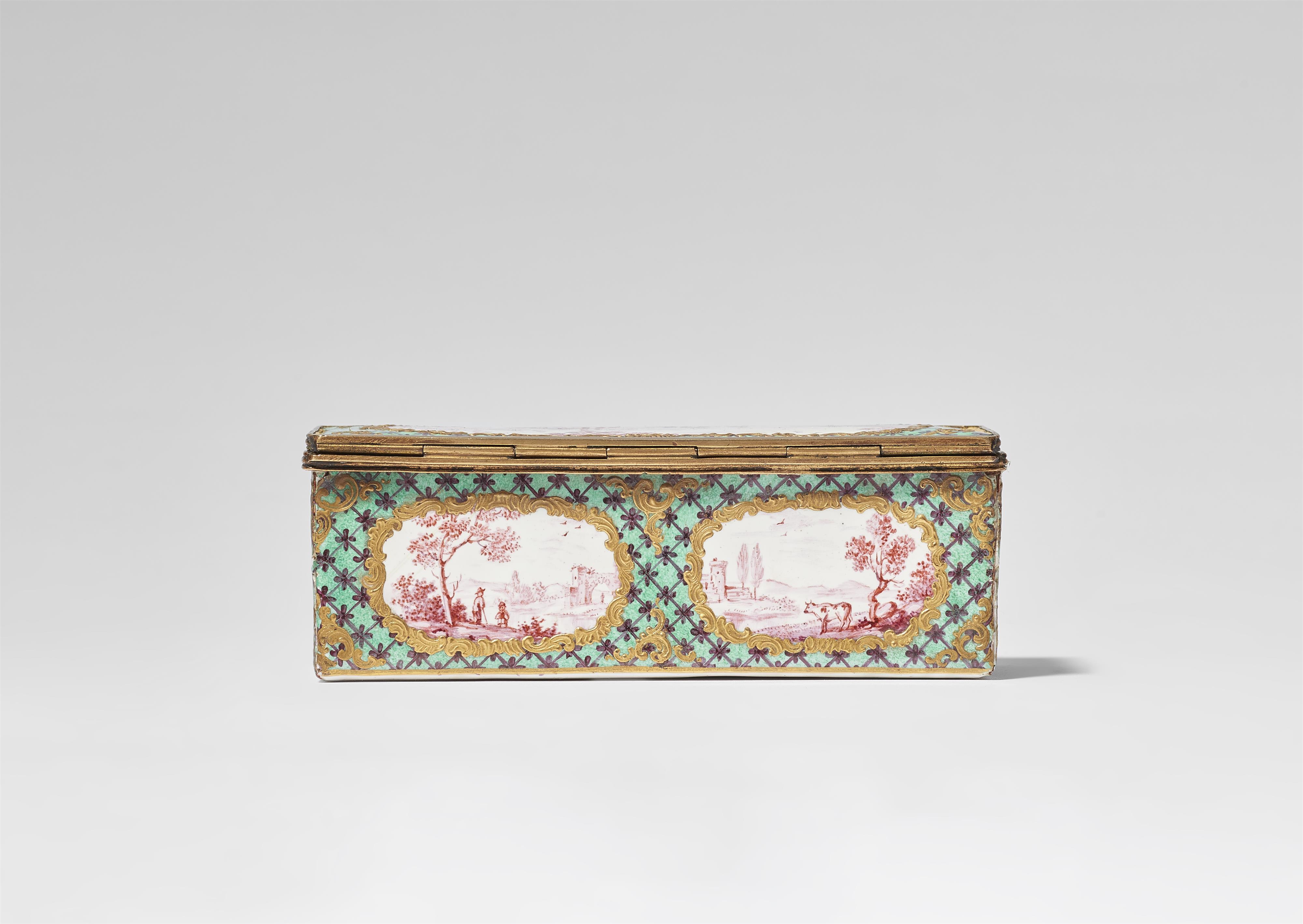 An English enamel snuff box - image-6