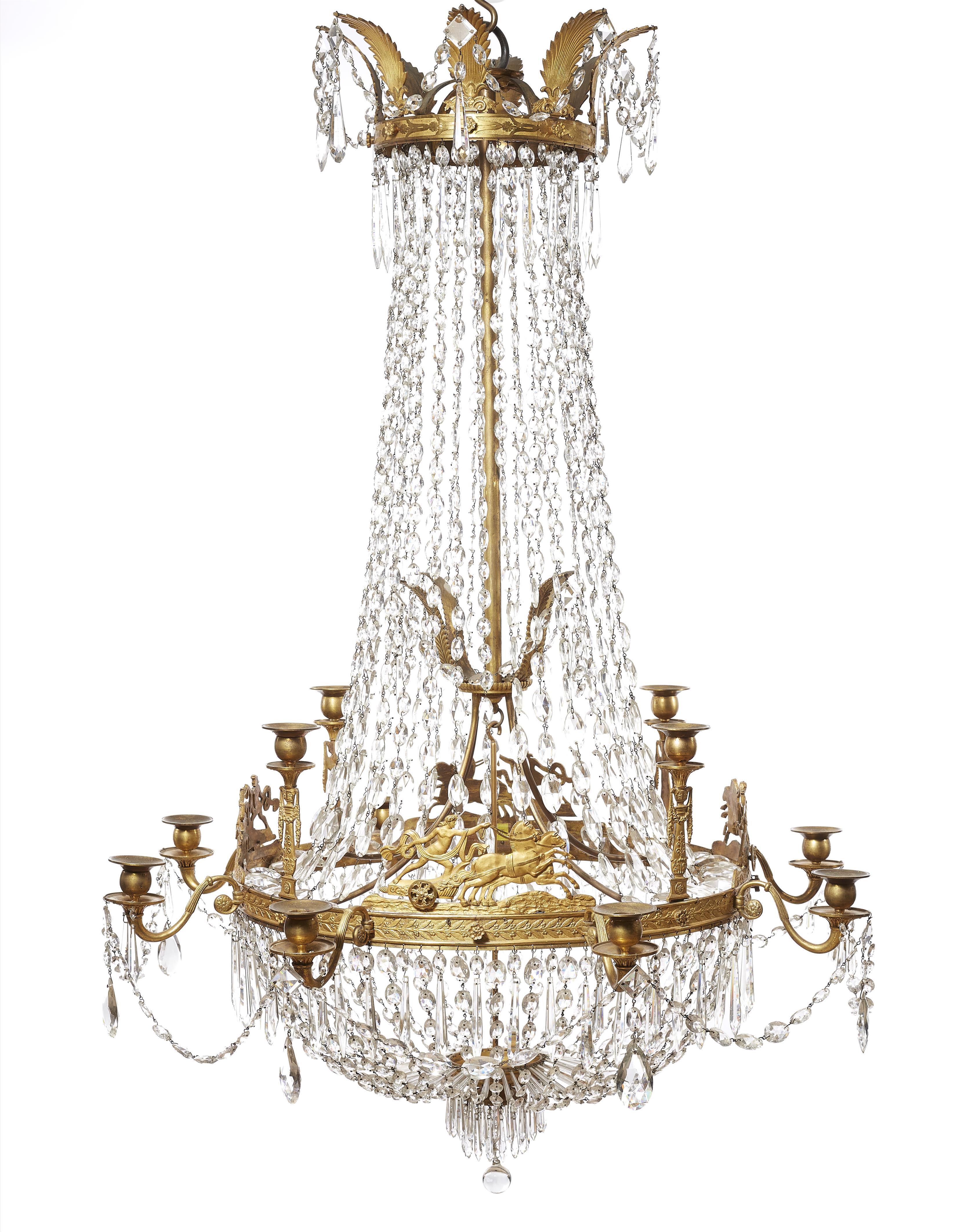 A French Empire chandelier - image-1