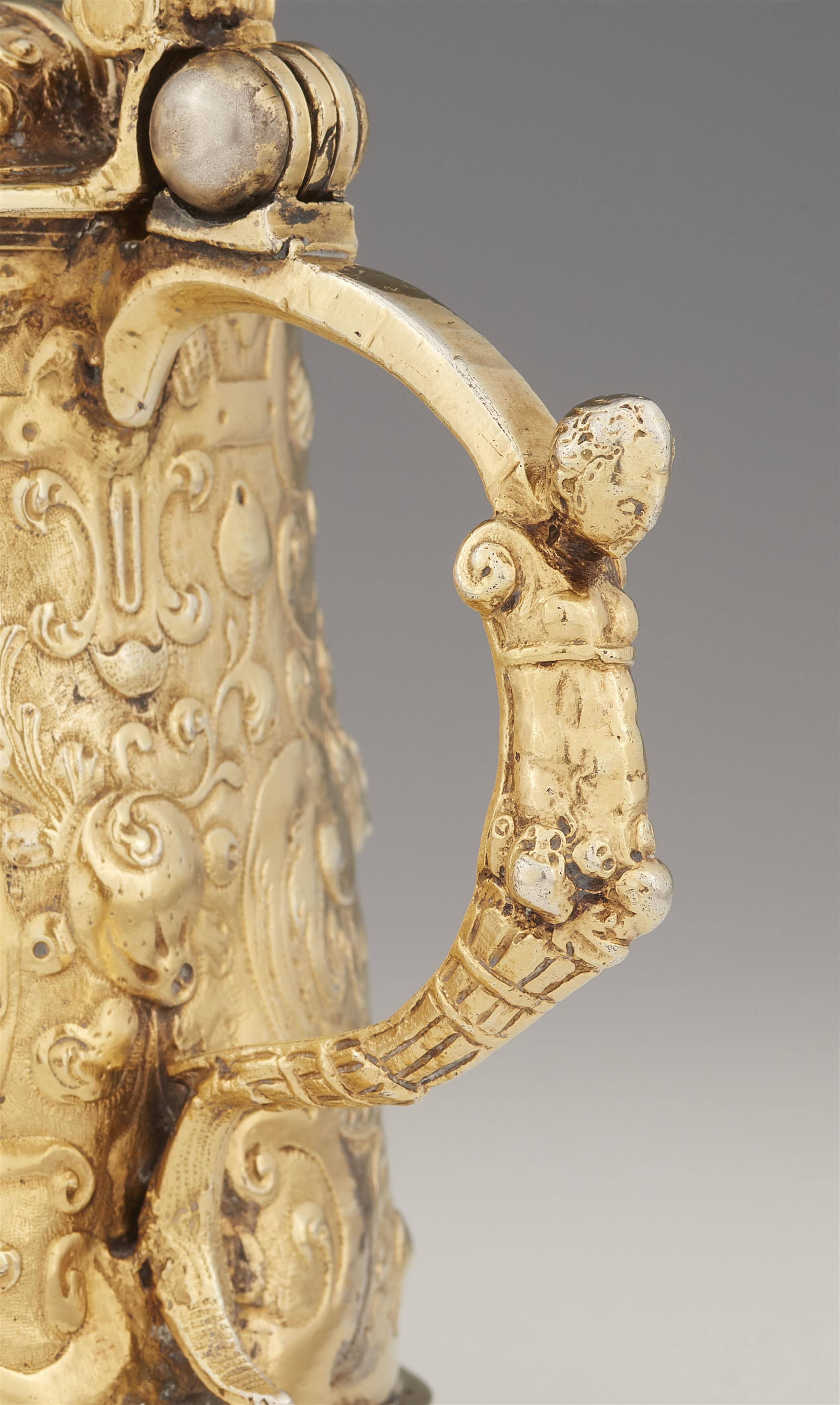 An Augsburg Renaissance silver gilt tankard - image-3