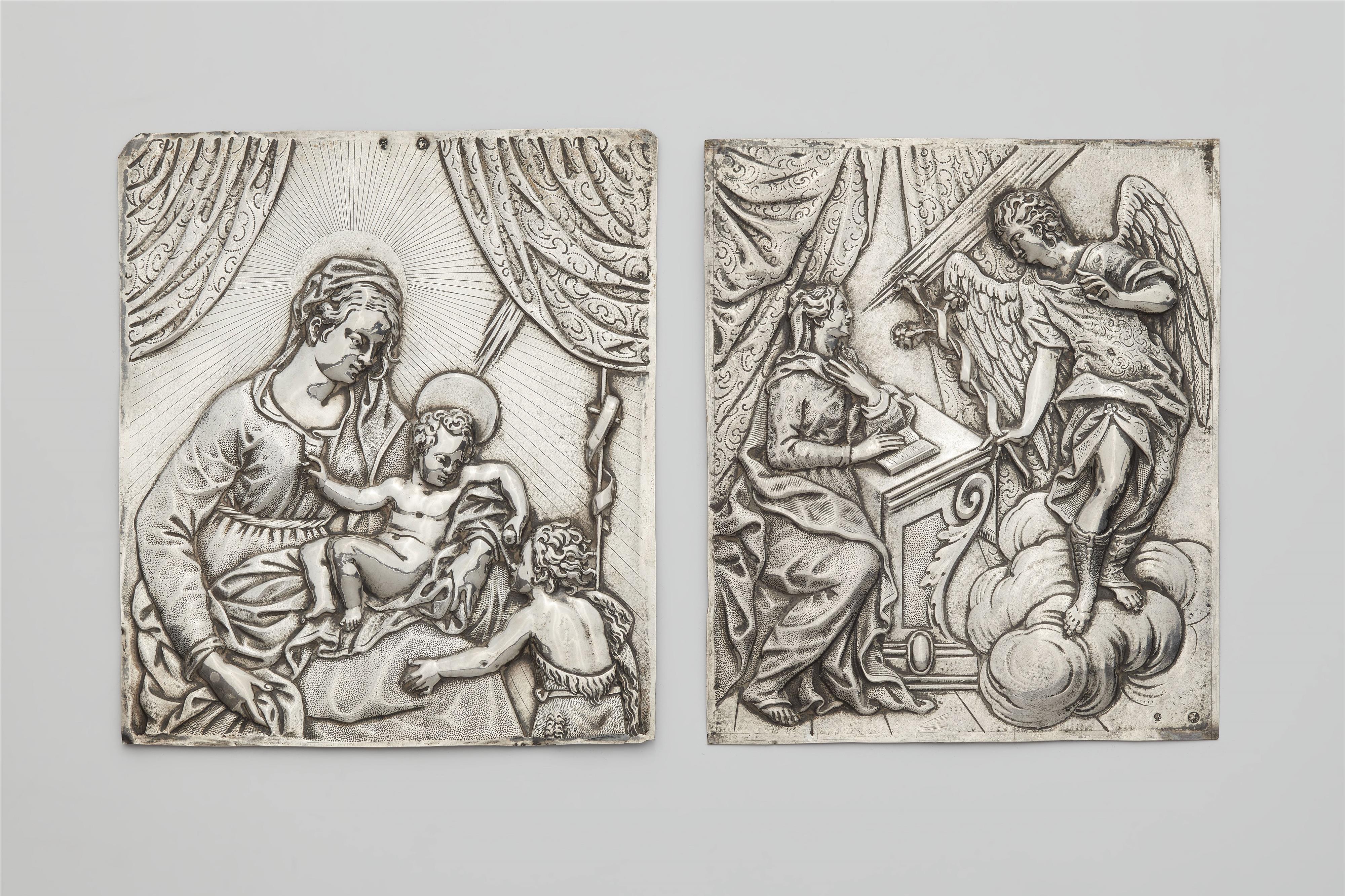 A pair of Augsburg silver reliefs - image-2